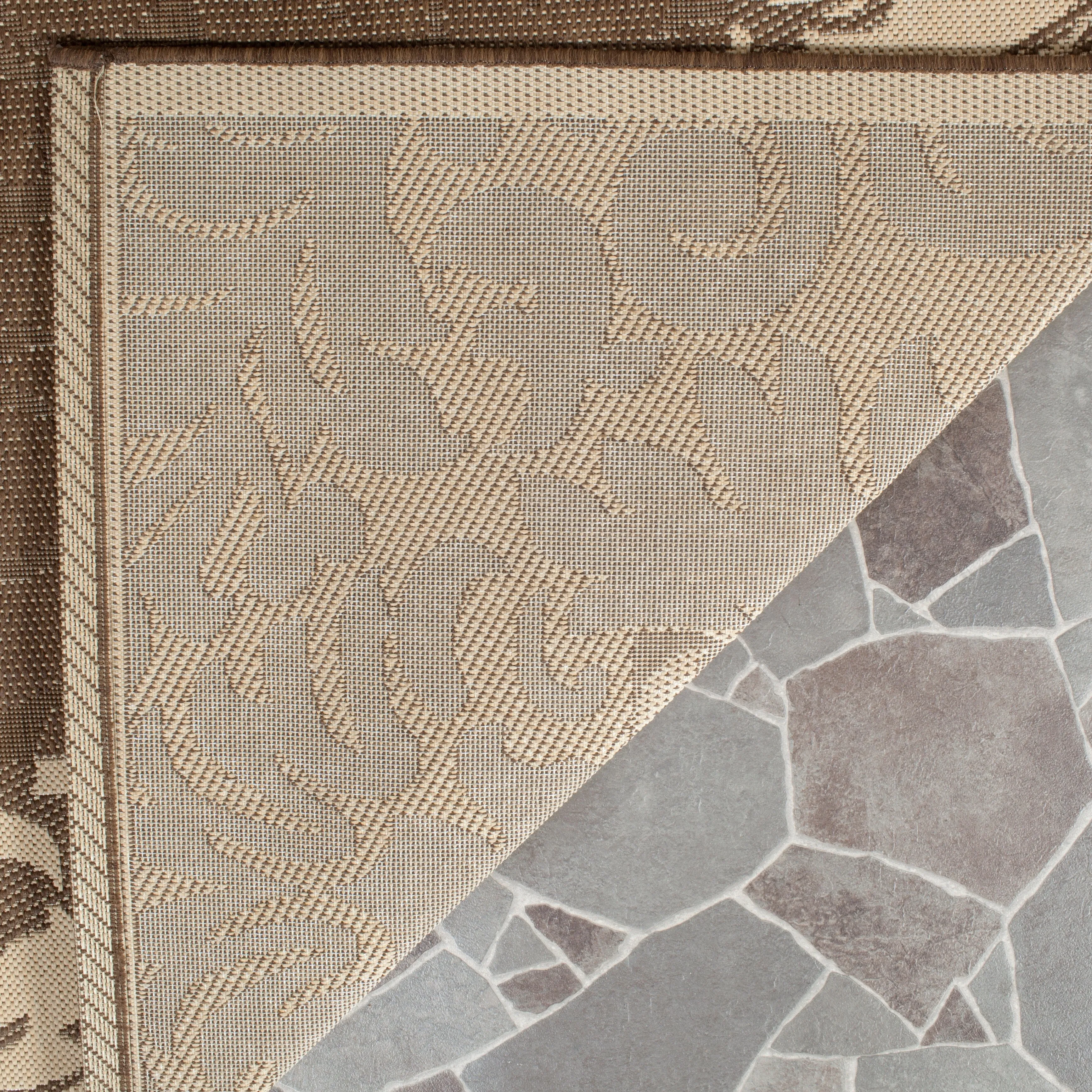 SAFAVIEH Courtyard Peggie Indoor/ Outdoor Patio Backyard Rug