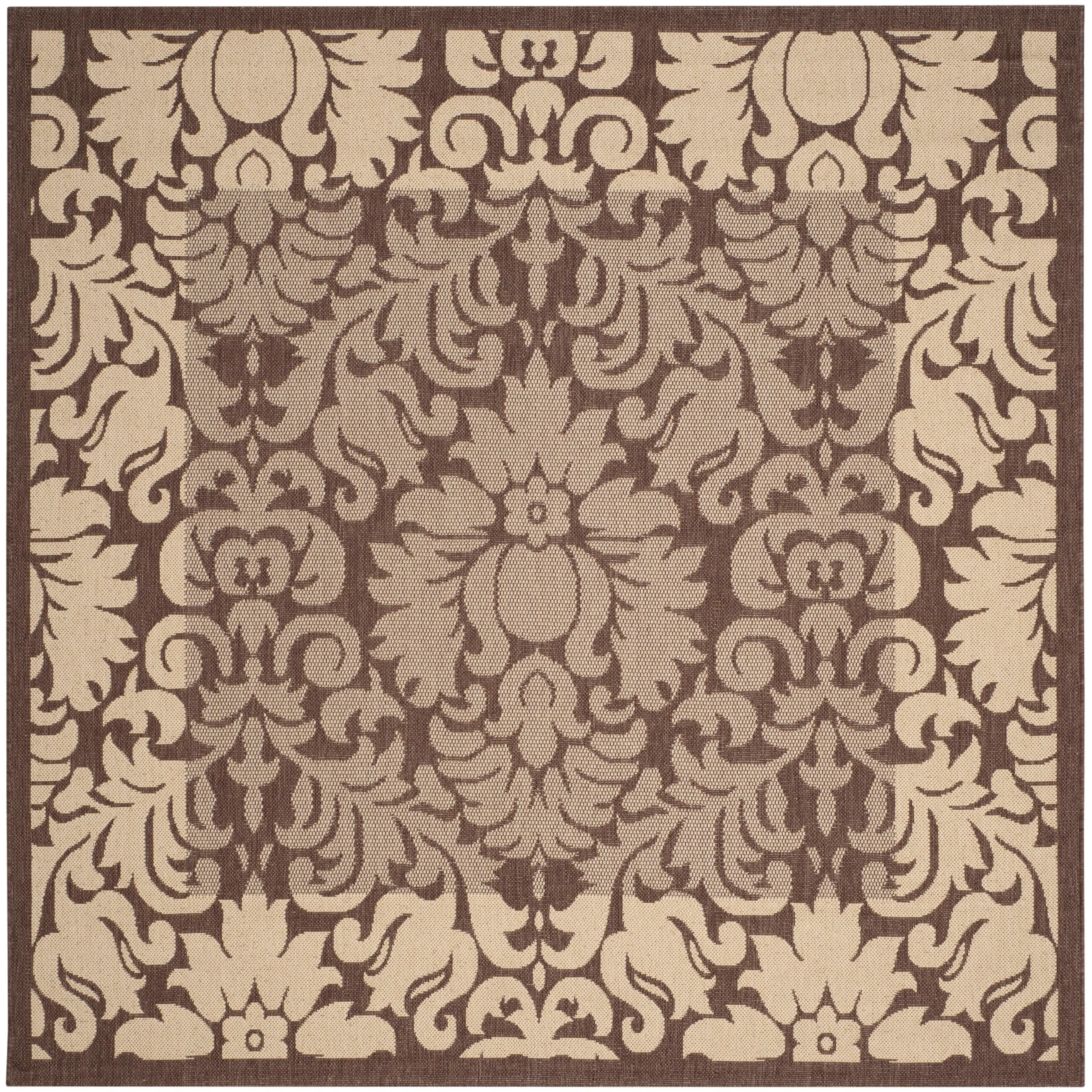 SAFAVIEH Courtyard Peggie Indoor/ Outdoor Patio Backyard Rug
