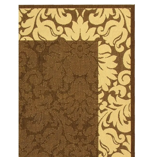 SAFAVIEH Courtyard Peggie Indoor/ Outdoor Patio Backyard Rug