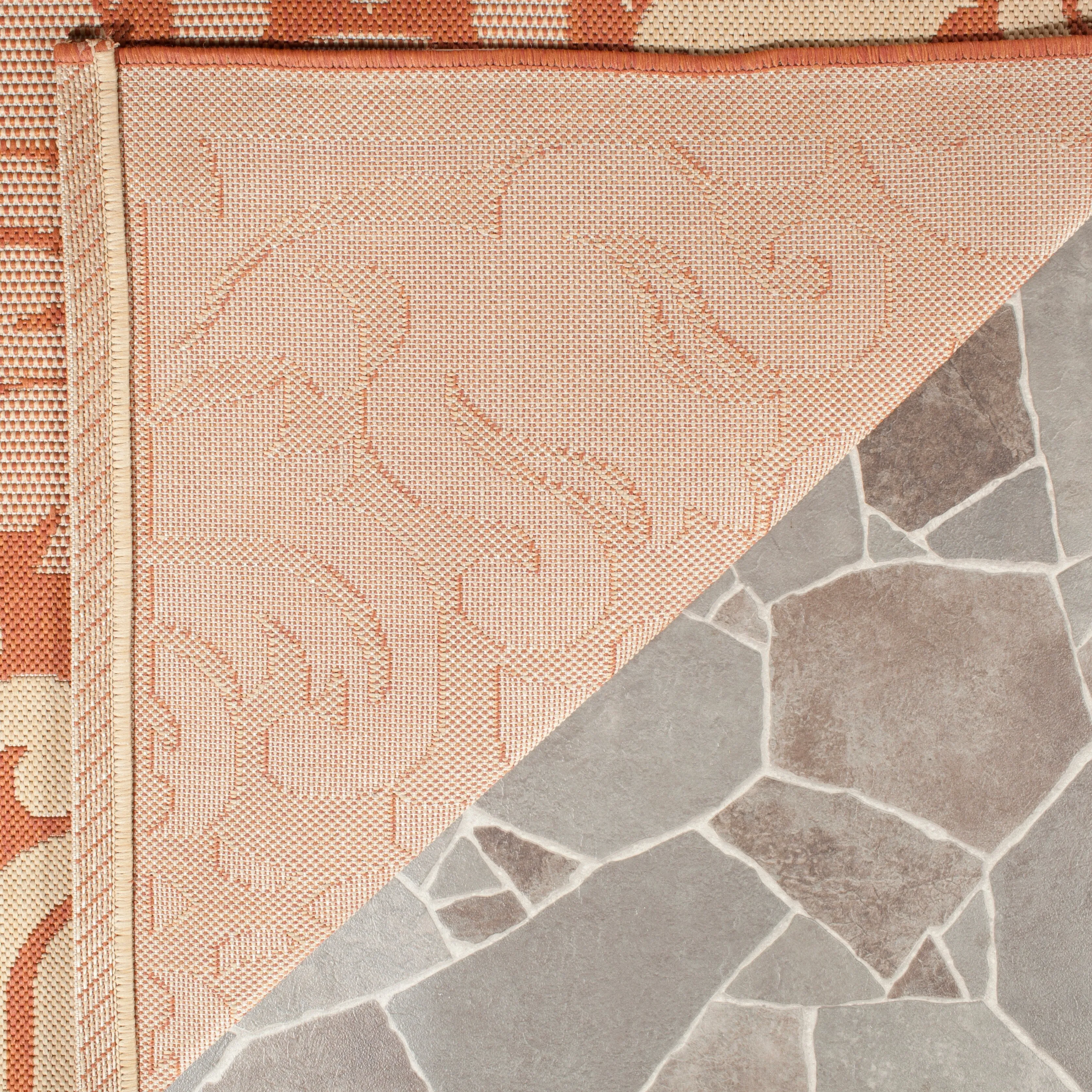 SAFAVIEH Courtyard Peggie Indoor/ Outdoor Patio Backyard Rug