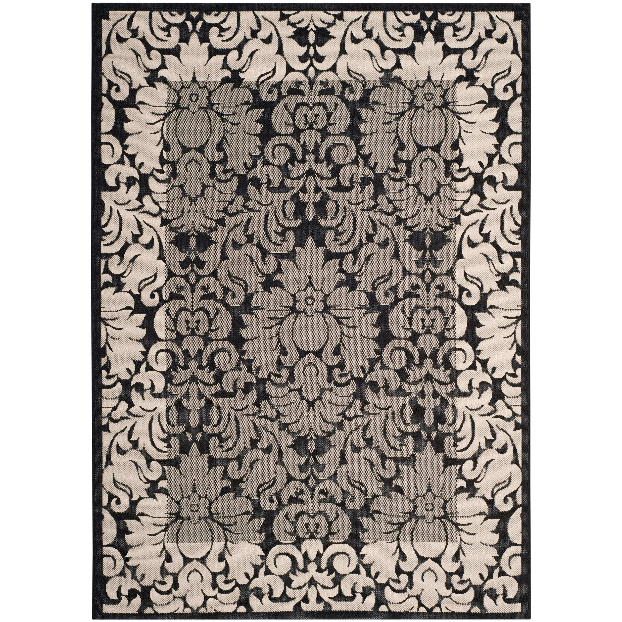 SAFAVIEH Courtyard Peggie Indoor/ Outdoor Patio Backyard Rug