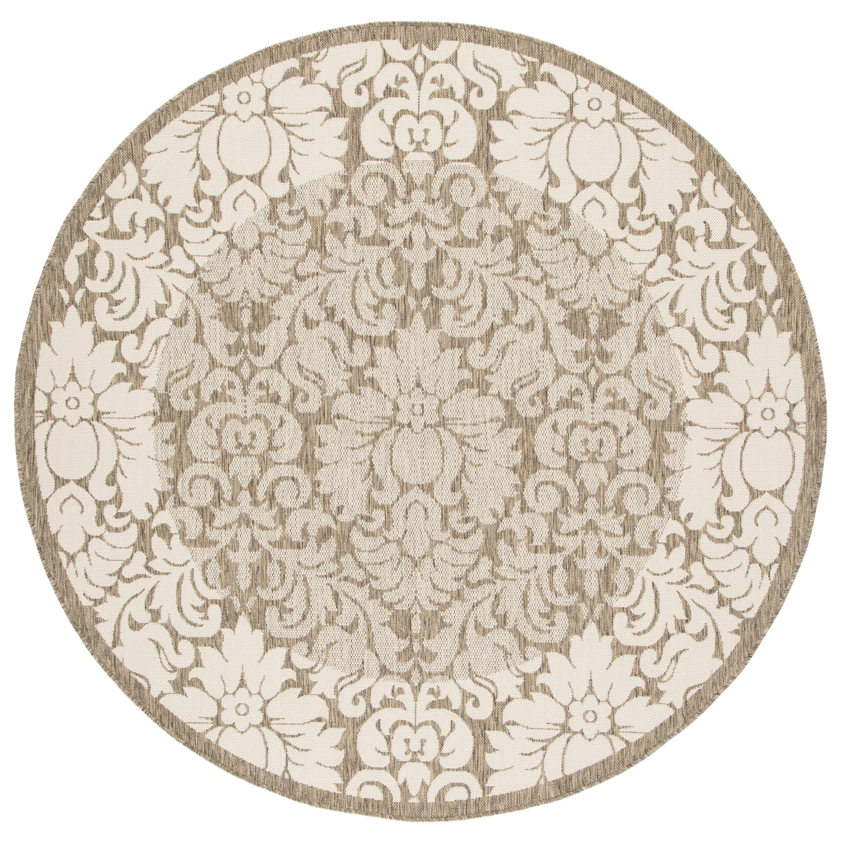 SAFAVIEH Courtyard Peggie Indoor/ Outdoor Patio Backyard Rug
