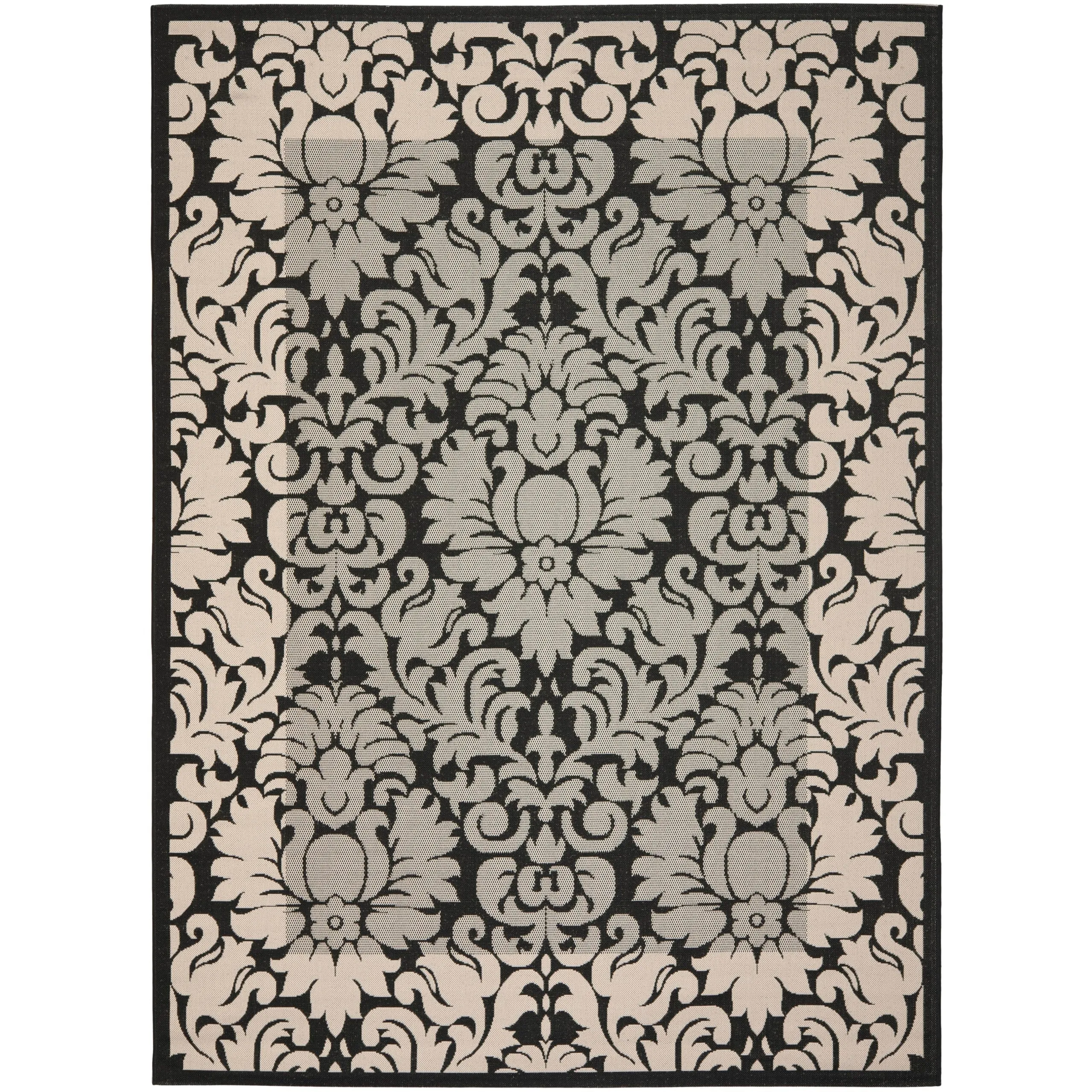 SAFAVIEH Courtyard Peggie Indoor/ Outdoor Patio Backyard Rug