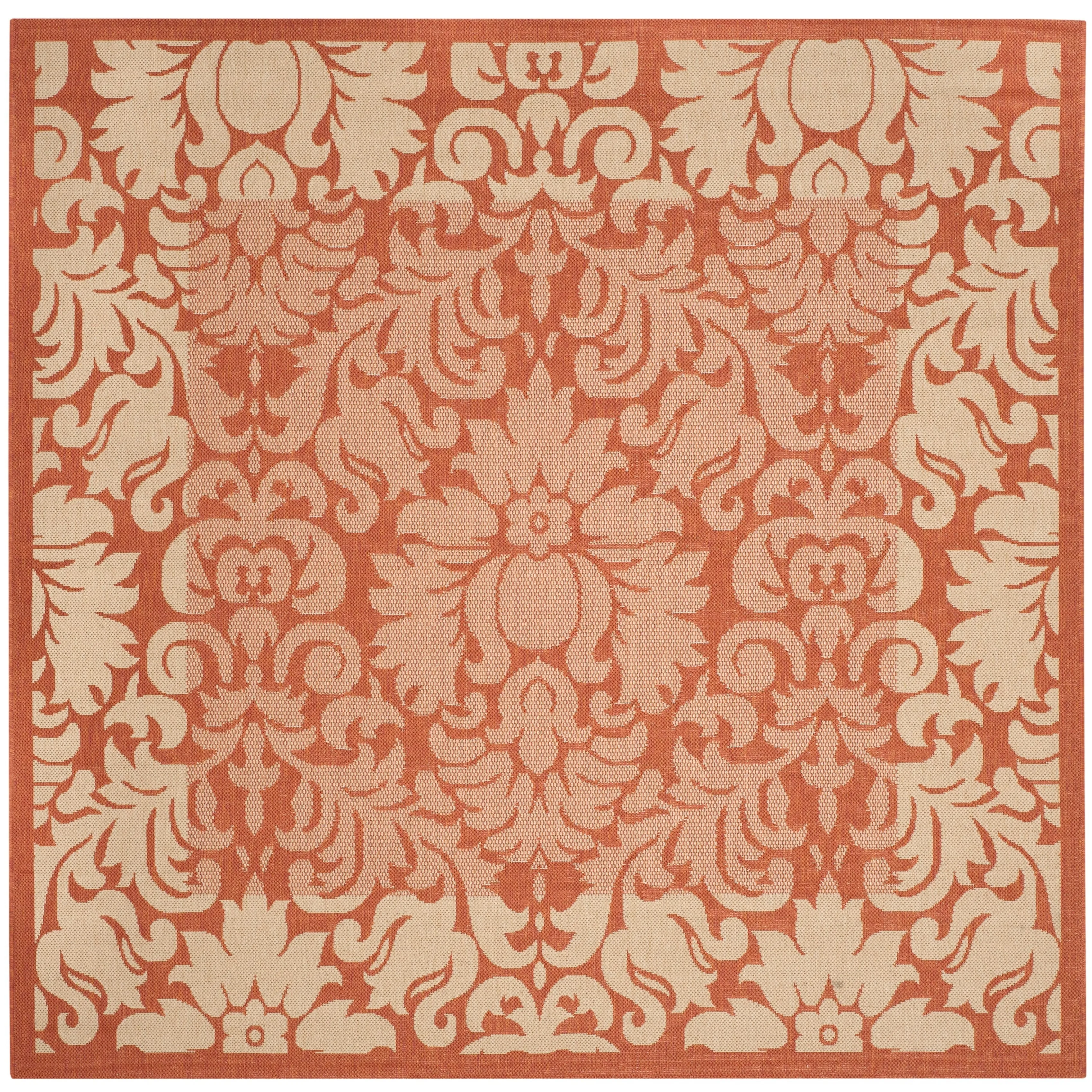 SAFAVIEH Courtyard Peggie Indoor/ Outdoor Patio Backyard Rug