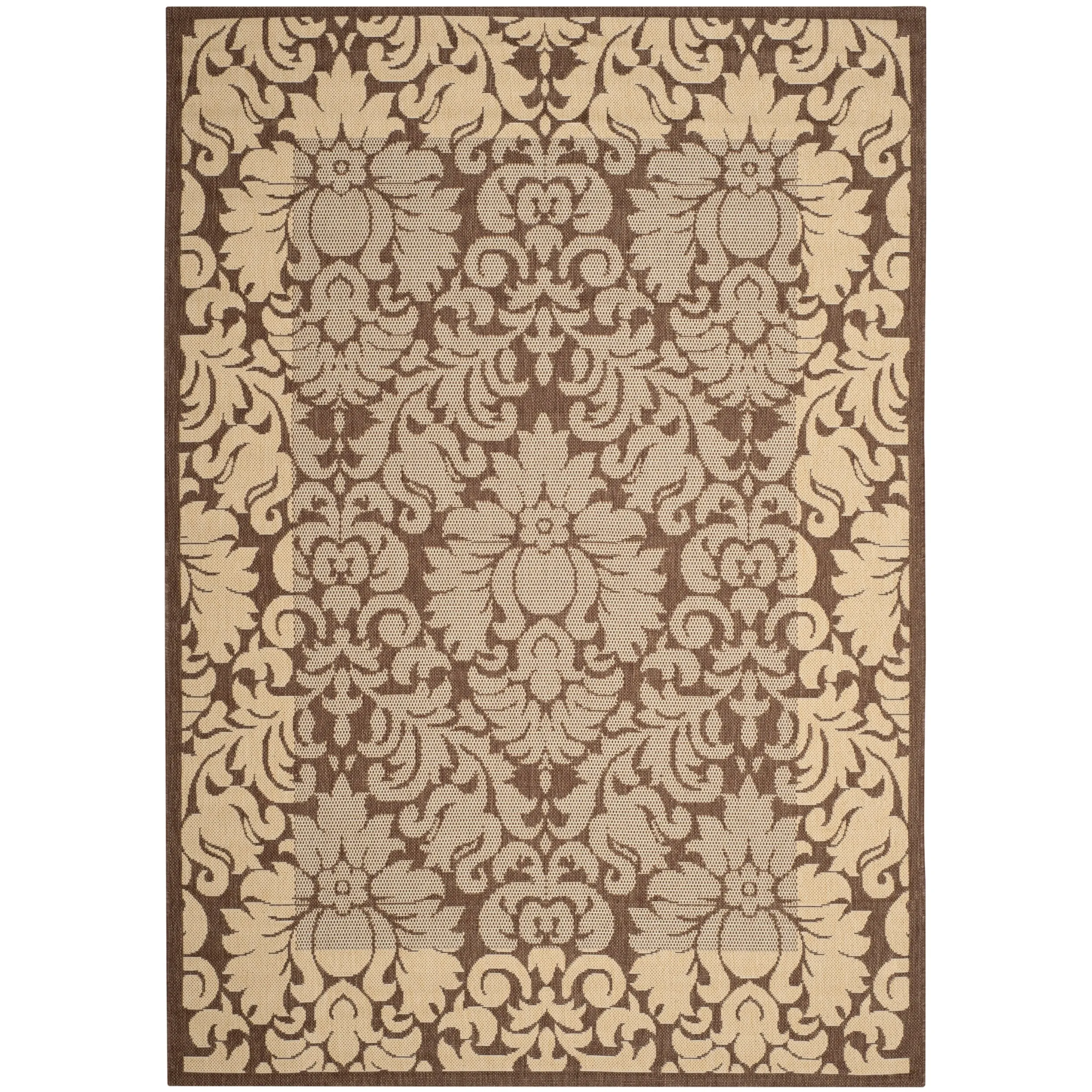 SAFAVIEH Courtyard Peggie Indoor/ Outdoor Patio Backyard Rug