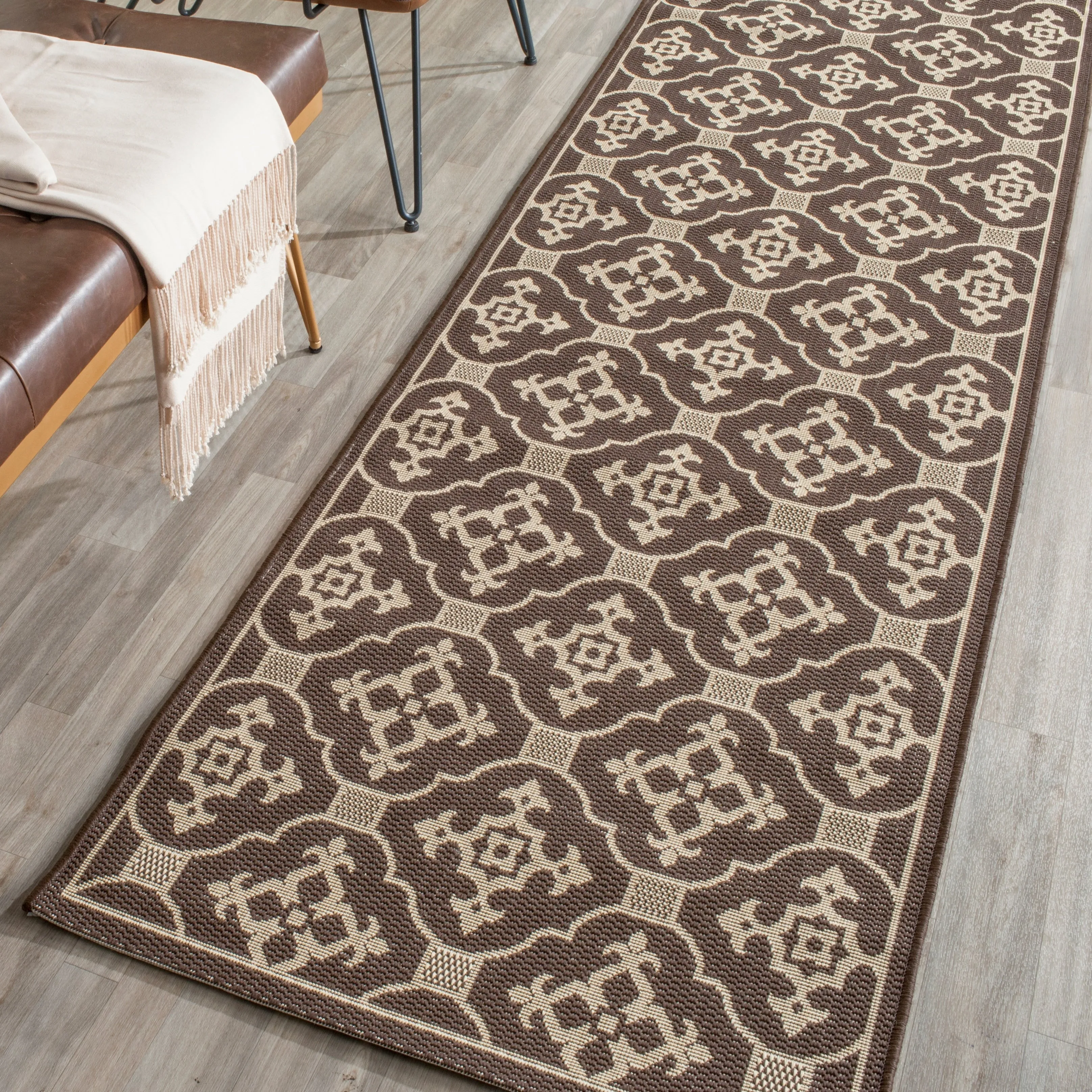SAFAVIEH Courtyard Sonja Indoor/ Outdoor Waterproof Patio Backyard Rug