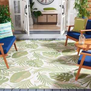 SAFAVIEH Courtyard Zhoresa Indoor/Outdoor Waterproof Patio Backyard Rug