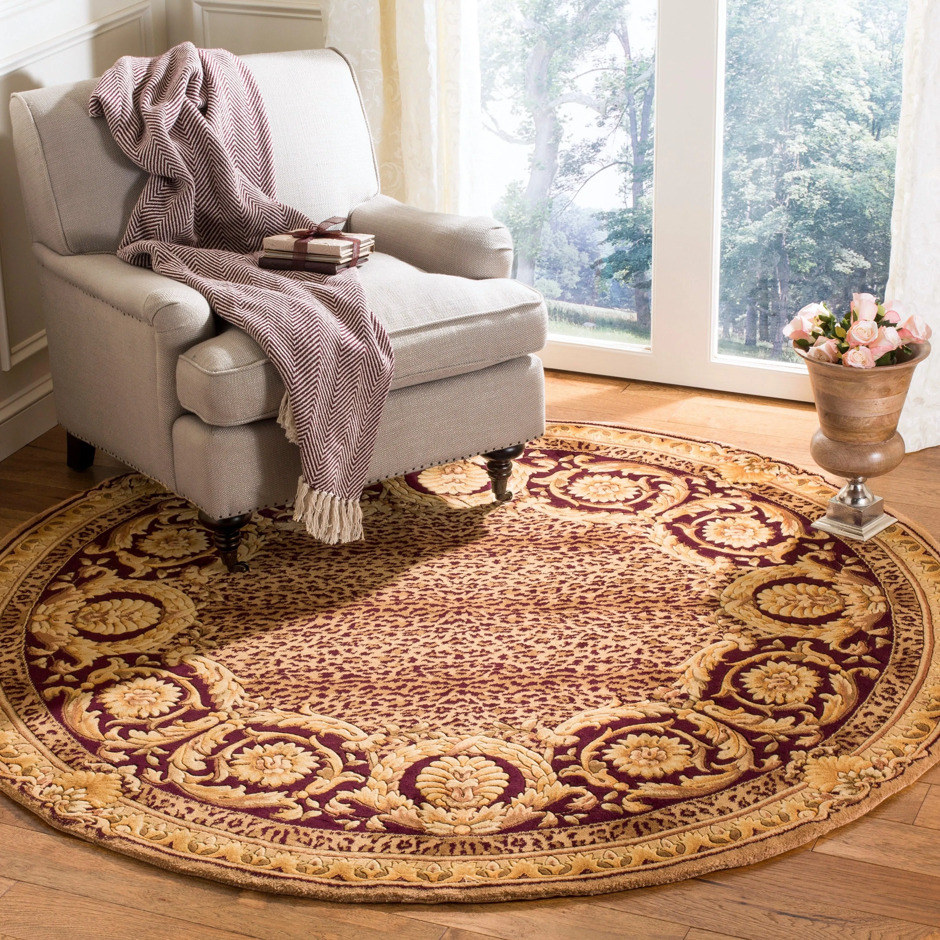 SAFAVIEH Couture Hand-knotted Florence Heliodora Traditional Oriental Wool Rug