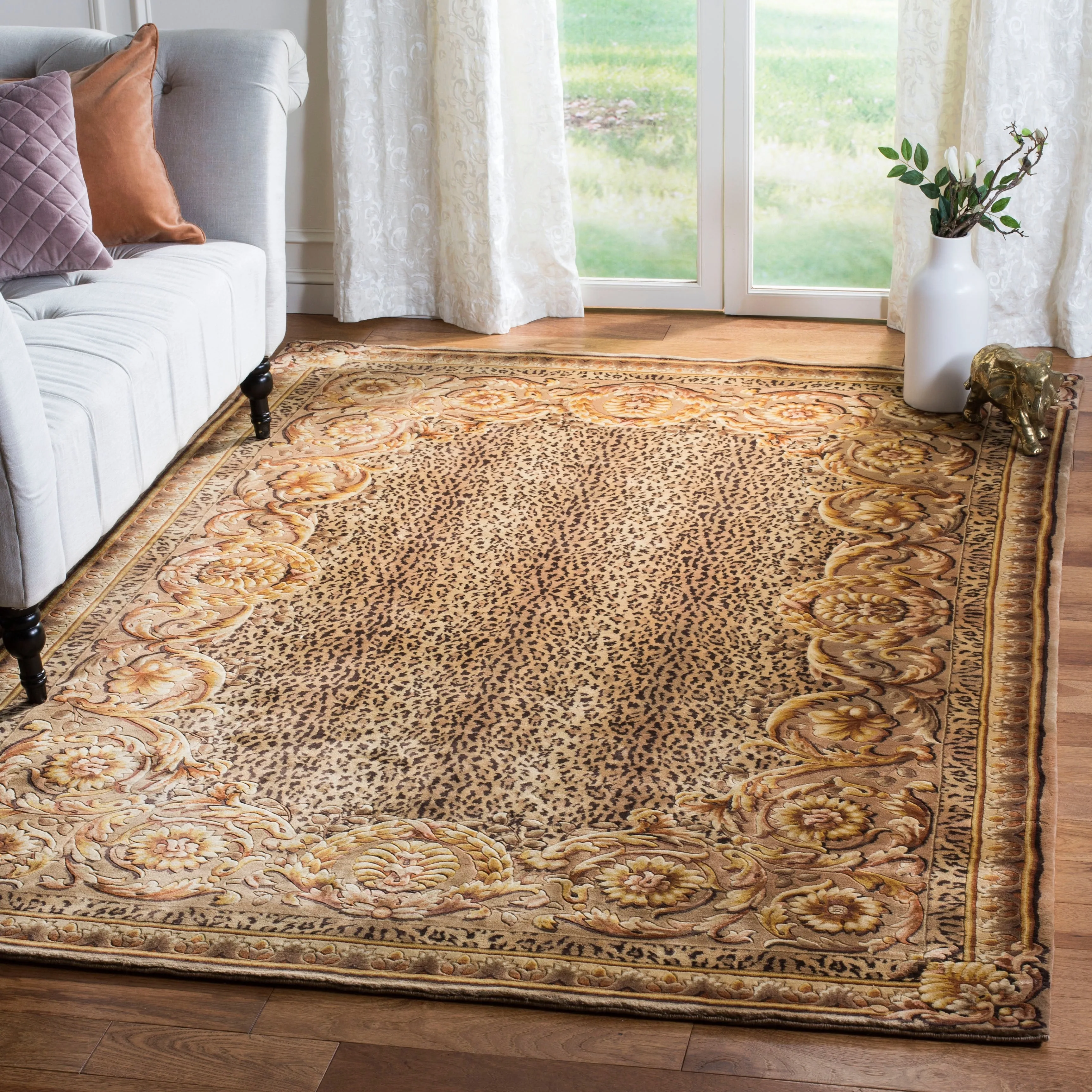 SAFAVIEH Couture Hand-knotted Florence Heliodora Traditional Oriental Wool Rug