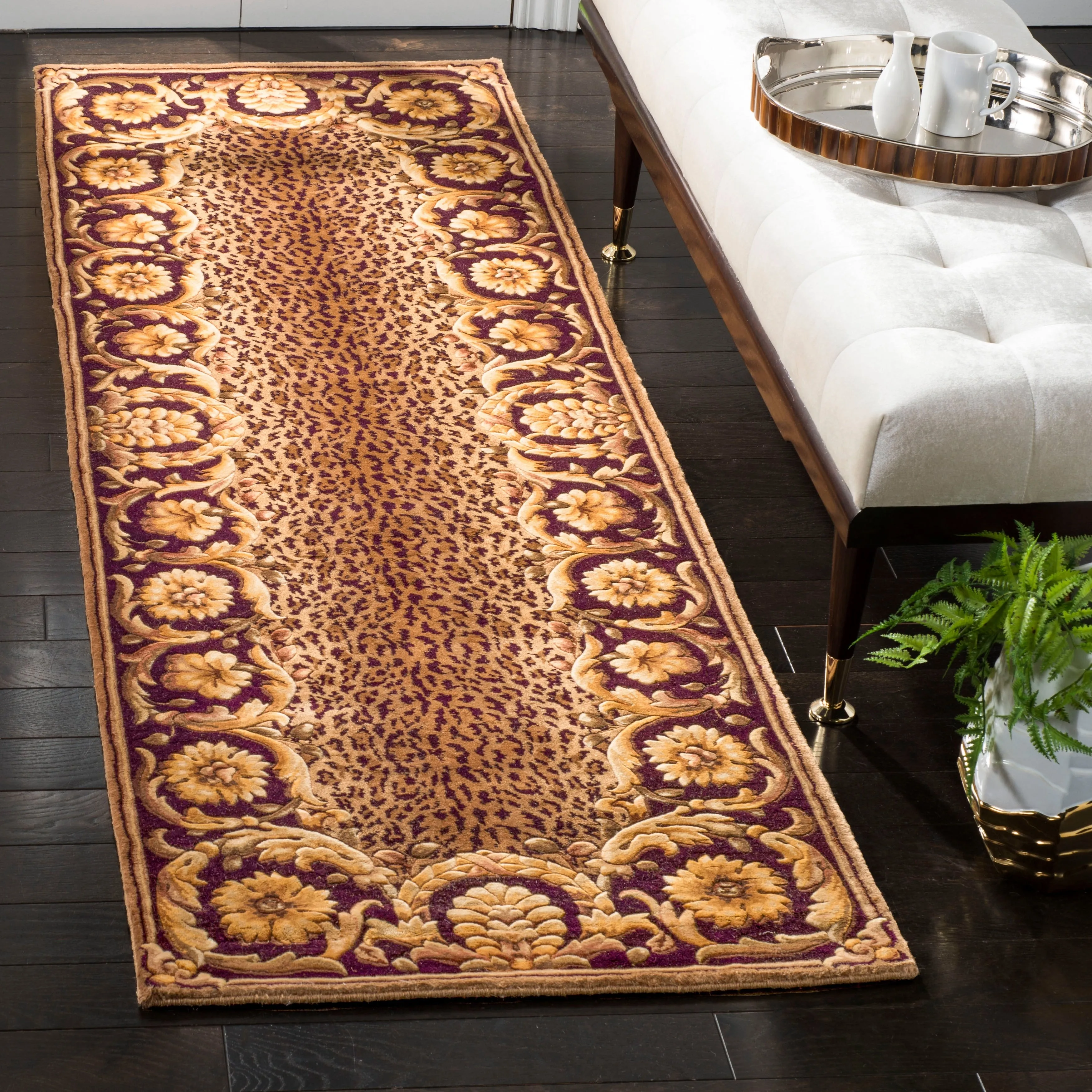 SAFAVIEH Couture Hand-knotted Florence Heliodora Traditional Oriental Wool Rug