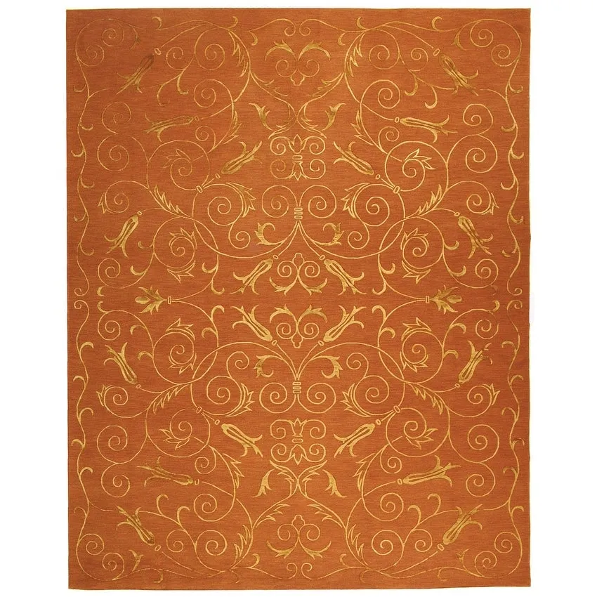 SAFAVIEH Couture Hand-knotted Tibetan Dalgiza Modern Wool Rug