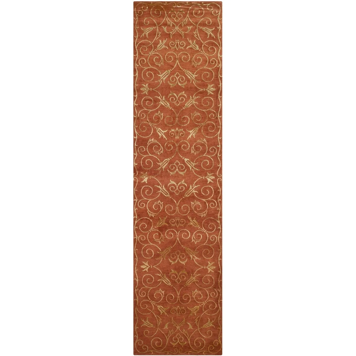 SAFAVIEH Couture Hand-knotted Tibetan Dalgiza Modern Wool Rug