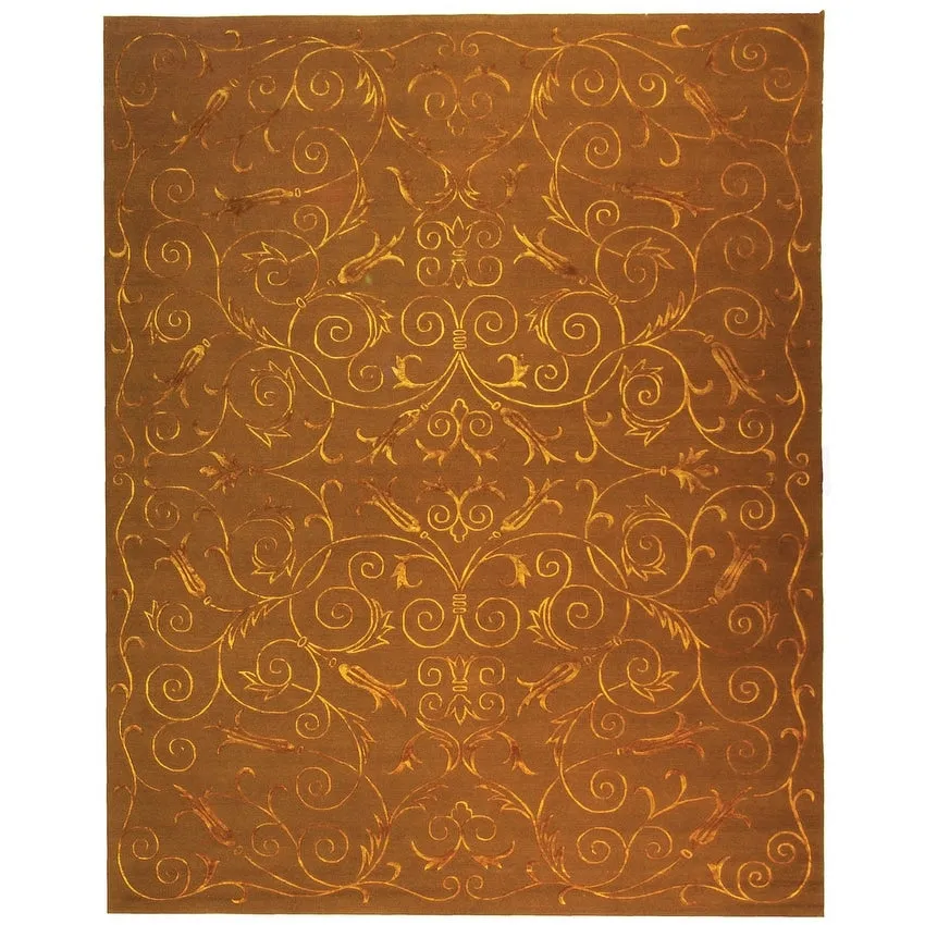 SAFAVIEH Couture Hand-knotted Tibetan Dalgiza Modern Wool Rug