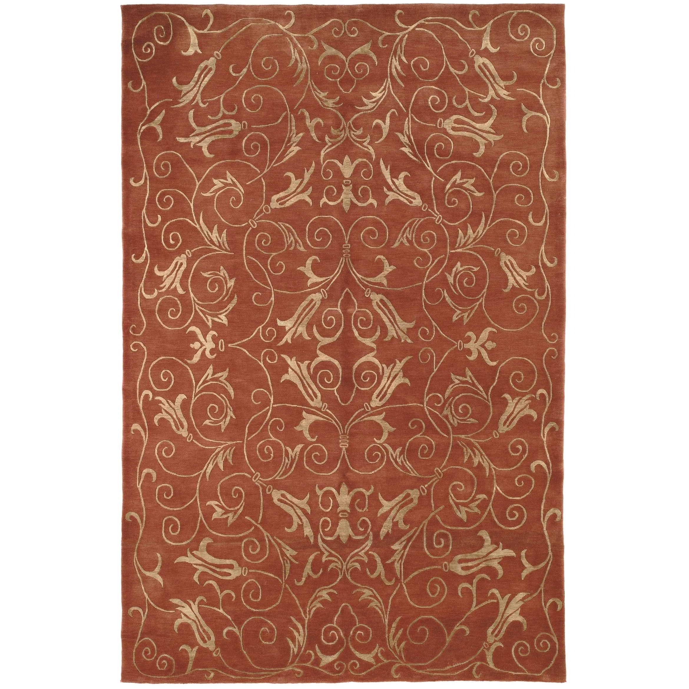 SAFAVIEH Couture Hand-knotted Tibetan Dalgiza Modern Wool Rug