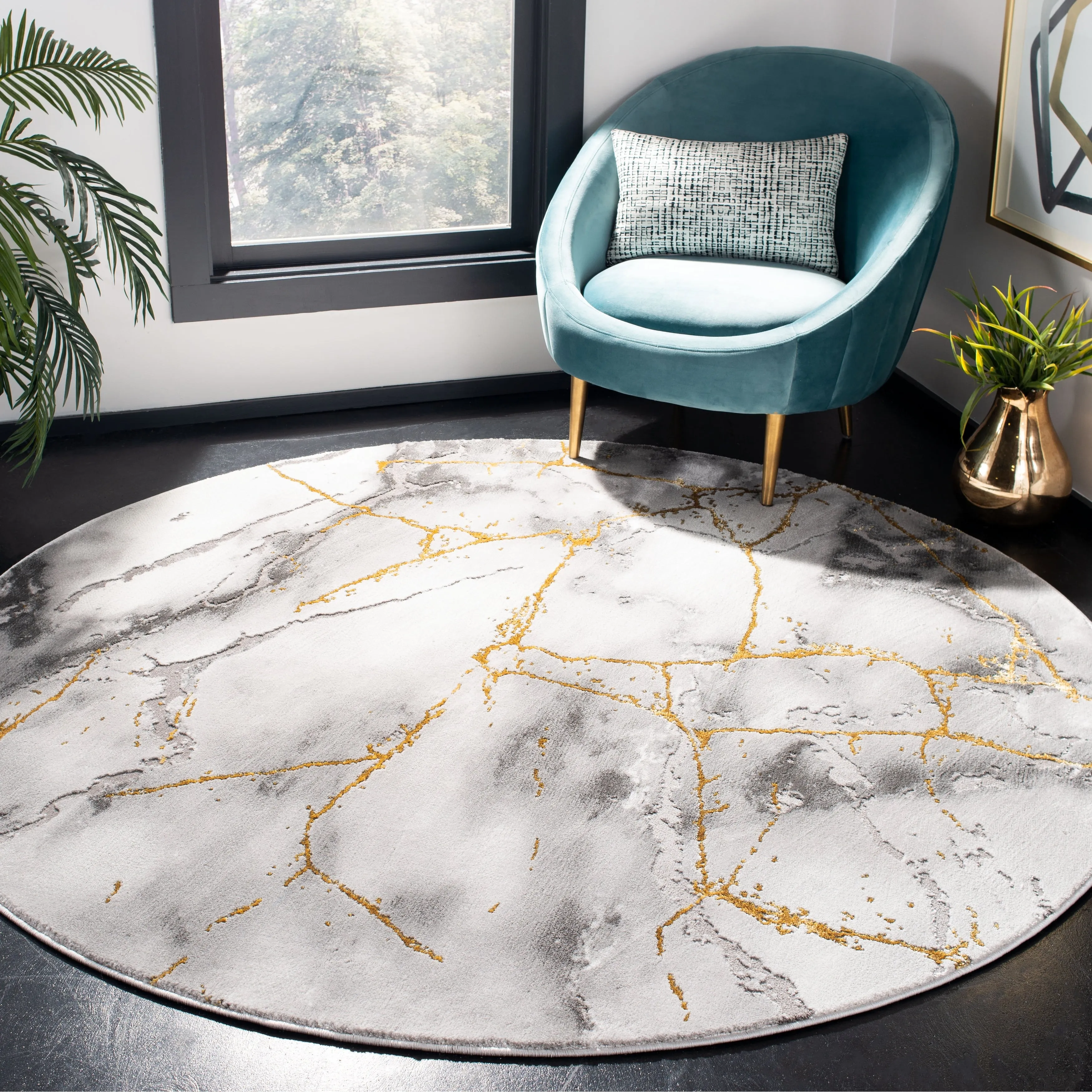 SAFAVIEH Craft Miyase Modern Abstract Rug