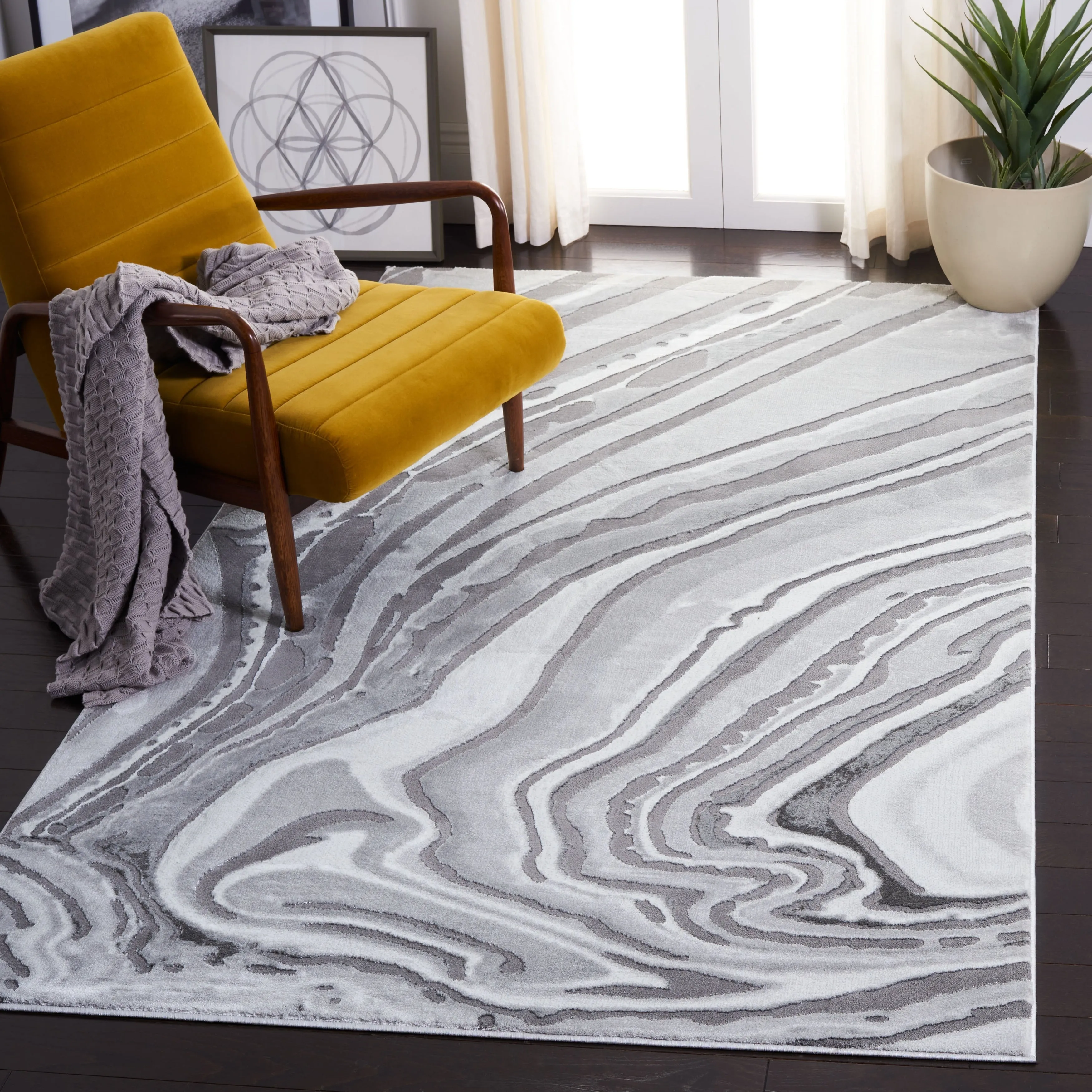 SAFAVIEH Craft Zdravka Modern Abstract Rug