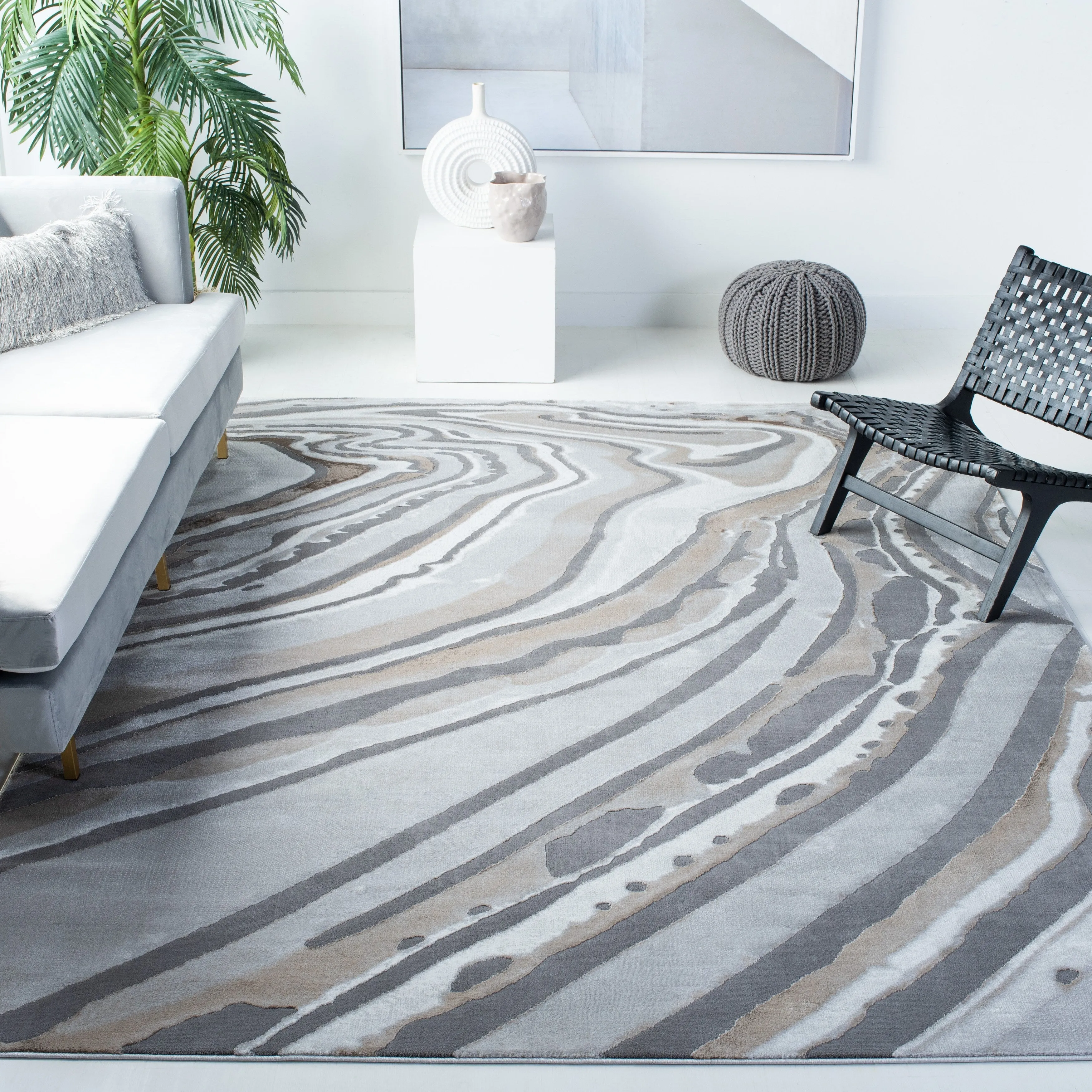 SAFAVIEH Craft Zdravka Modern Abstract Rug