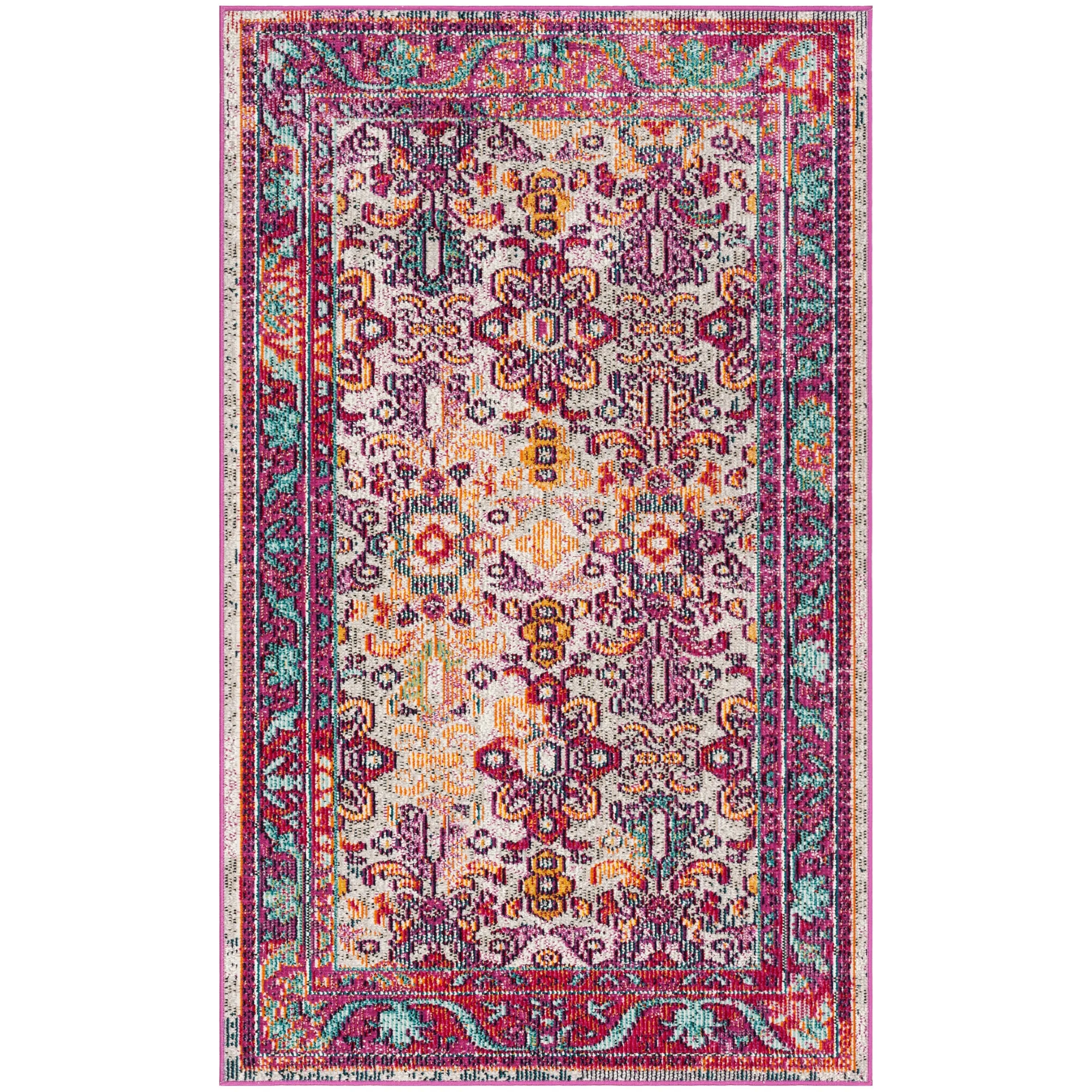 SAFAVIEH Crystal Waldtraud Vintage Boho Oriental Rug