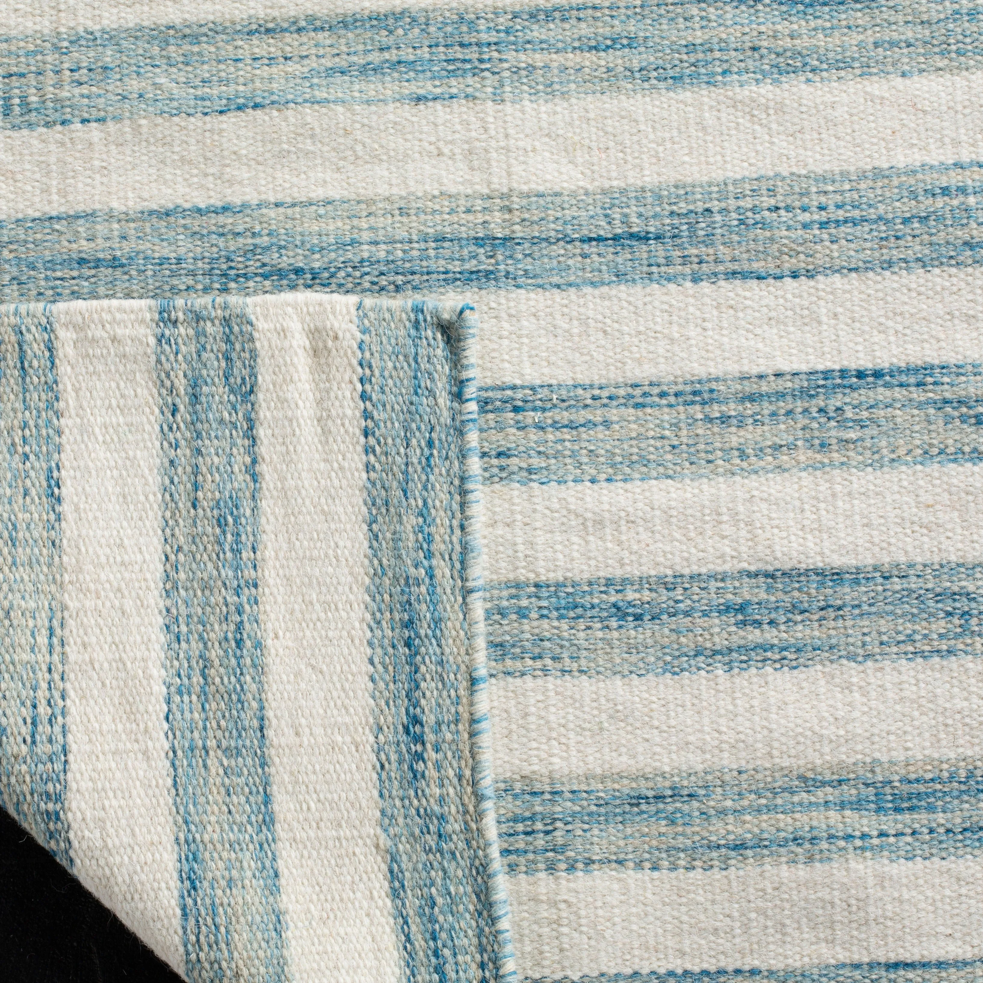 SAFAVIEH Dhurries Aiva Hand-knotted Stripe Area Rug