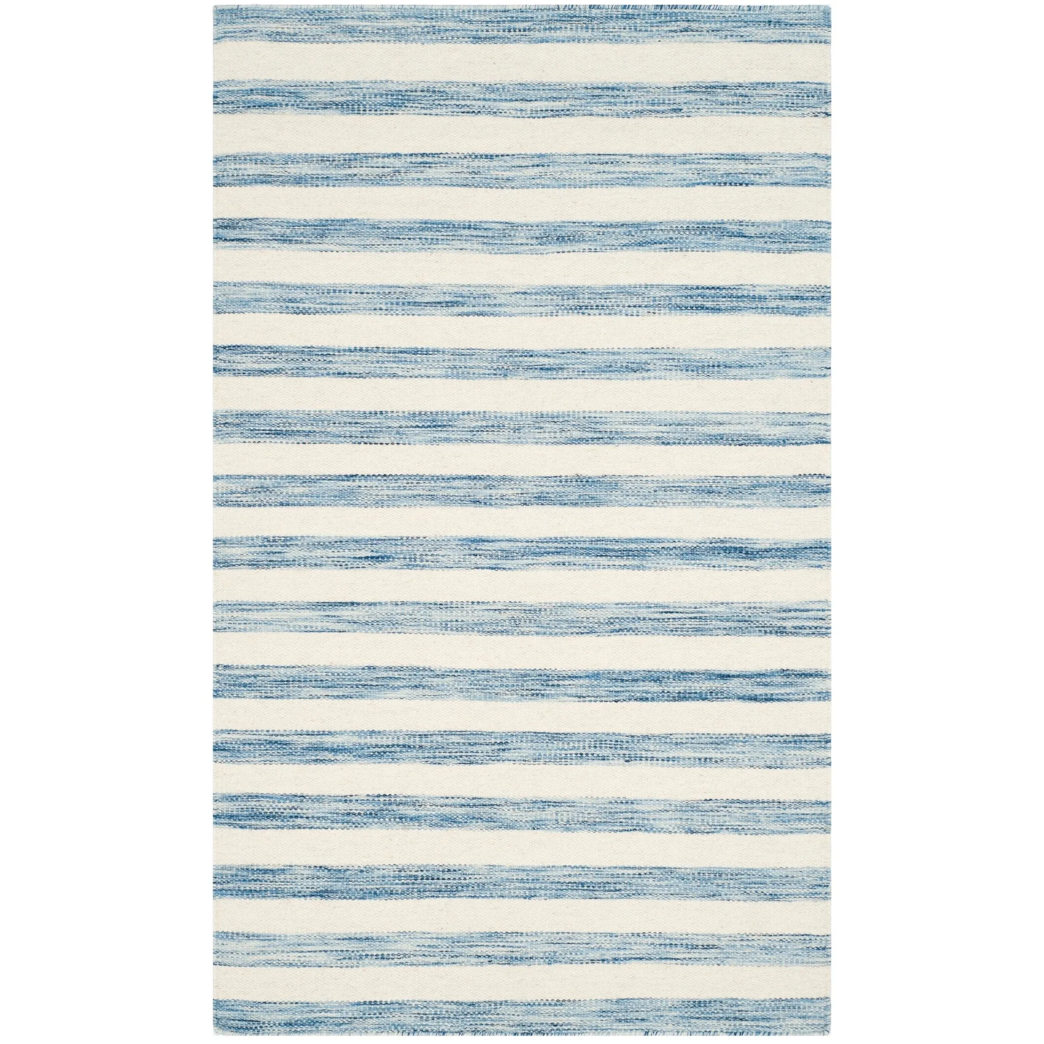 SAFAVIEH Dhurries Aiva Hand-knotted Stripe Area Rug