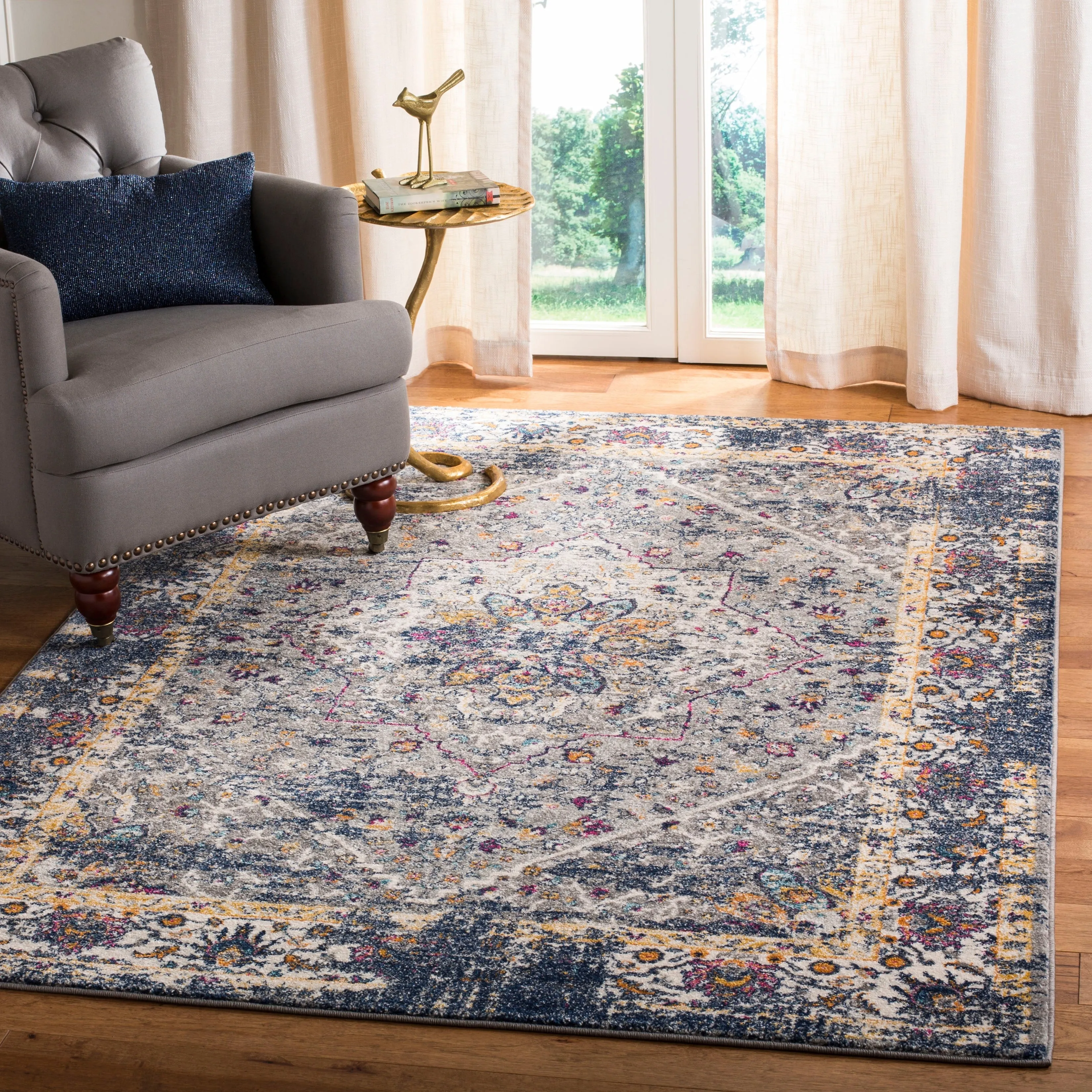 SAFAVIEH Evoke Slavenka Vintage Boho Medallion Rug