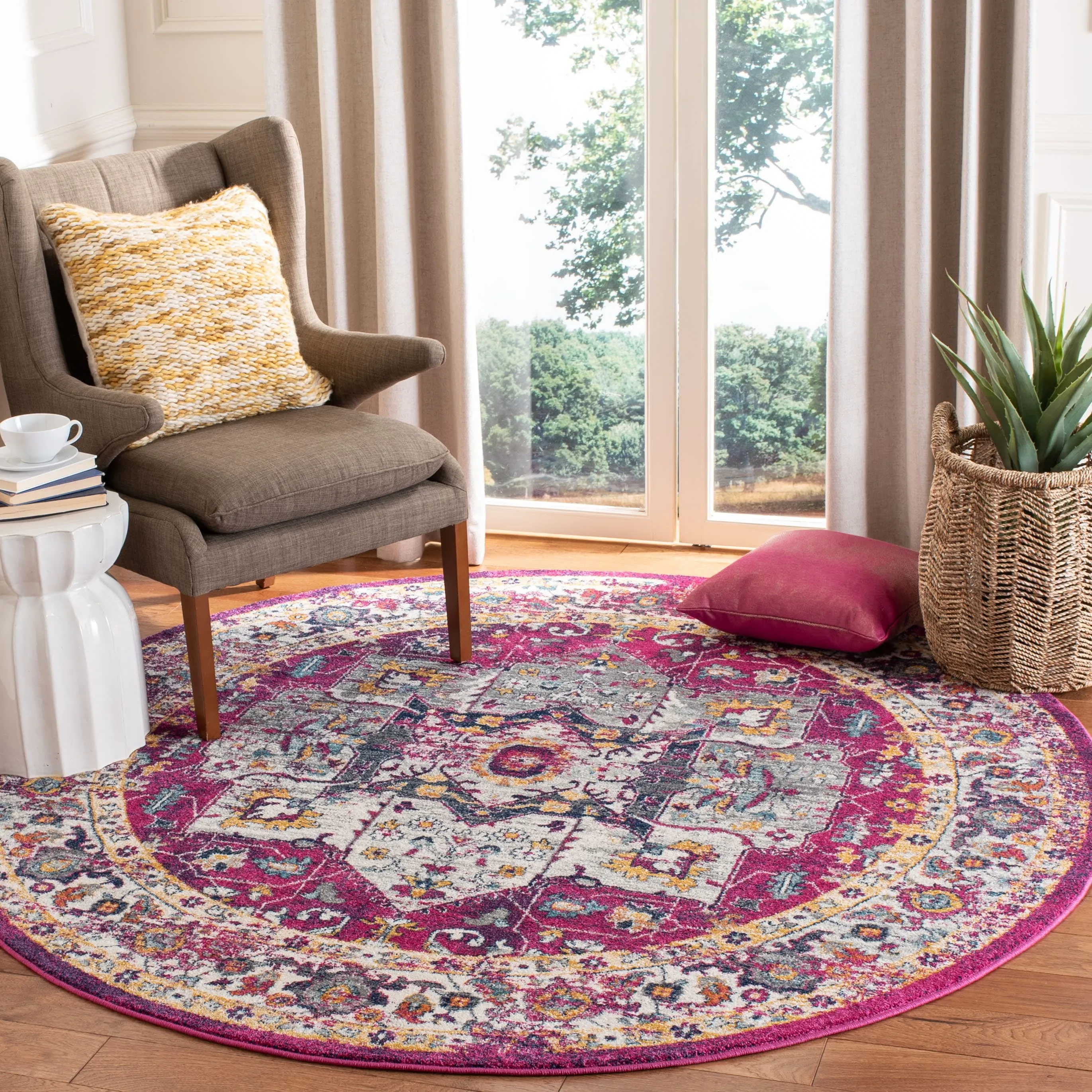 SAFAVIEH Evoke Spasenka Vintage Boho Medallion Rug