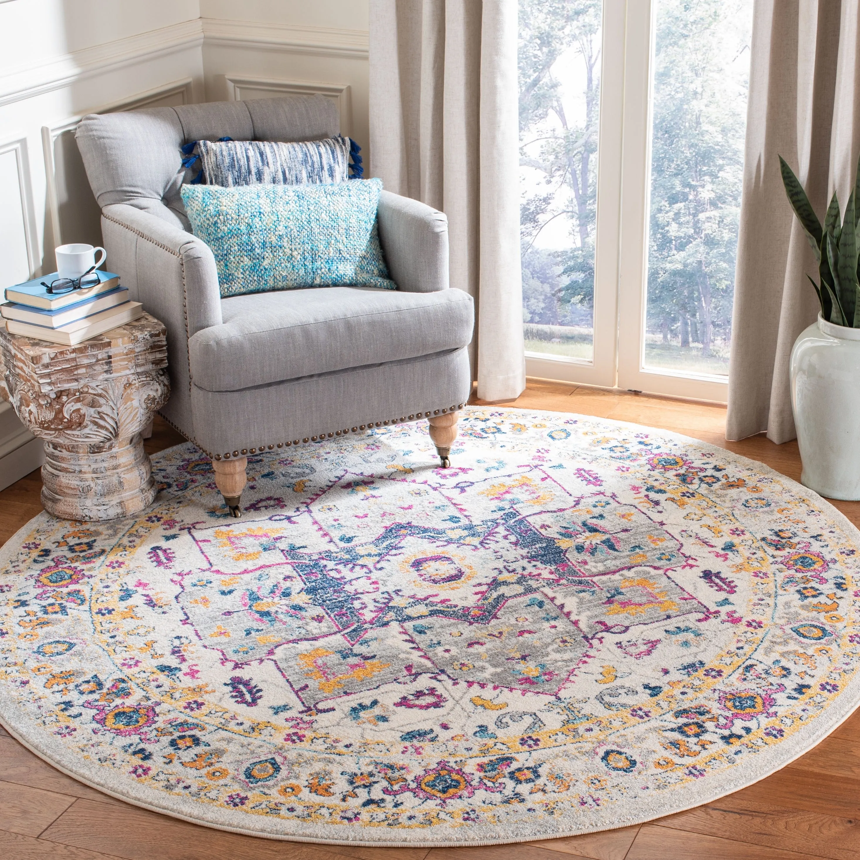 SAFAVIEH Evoke Spasenka Vintage Boho Medallion Rug