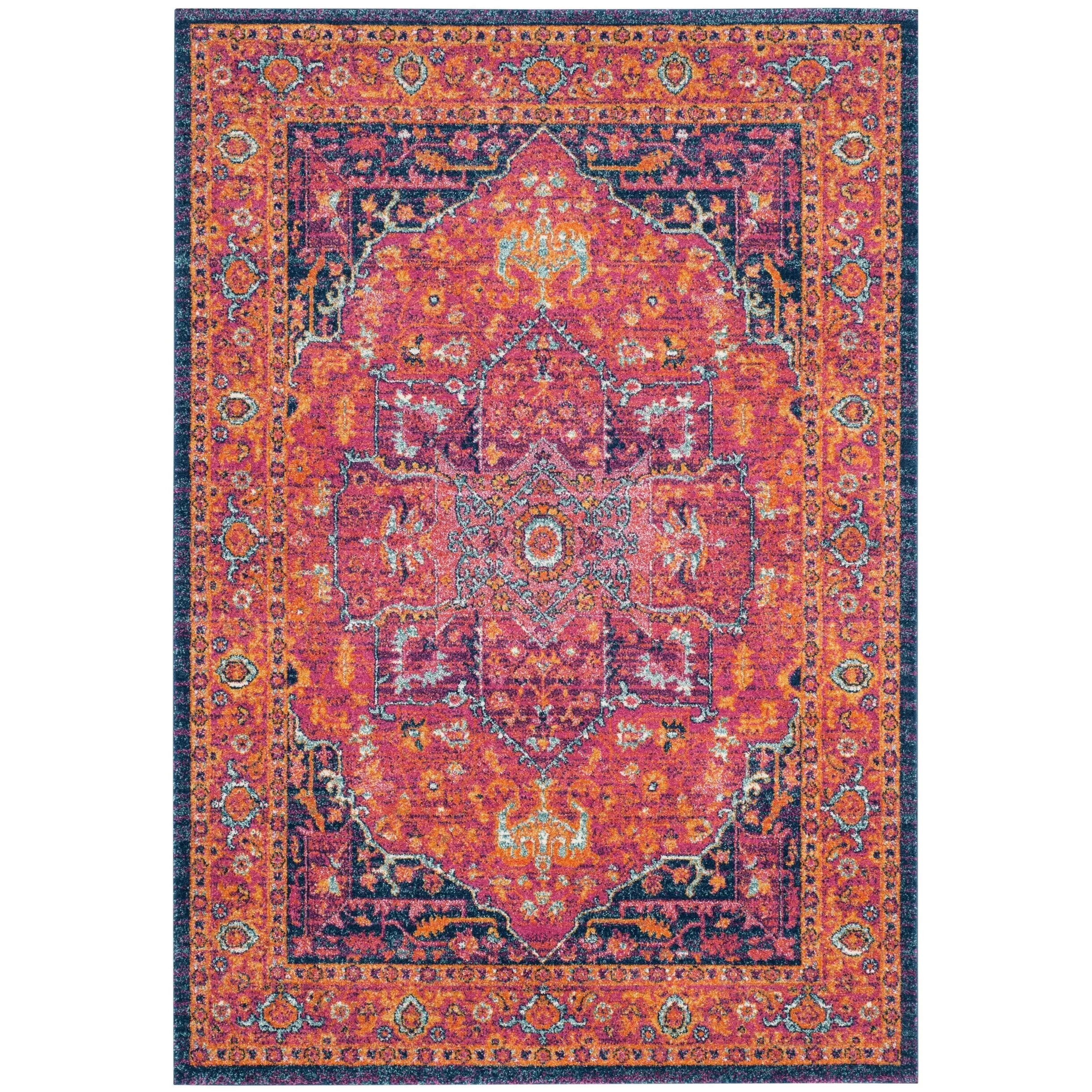 SAFAVIEH Evoke Spasenka Vintage Boho Medallion Rug