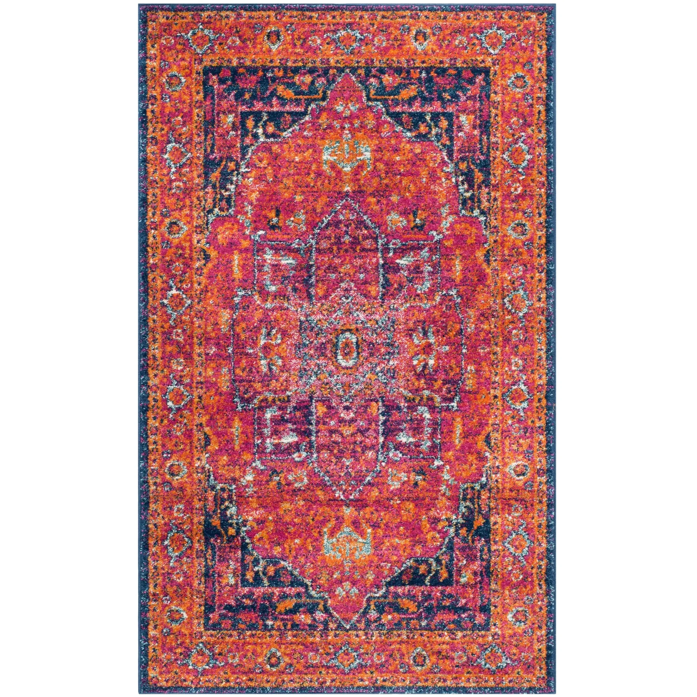 SAFAVIEH Evoke Spasenka Vintage Boho Medallion Rug