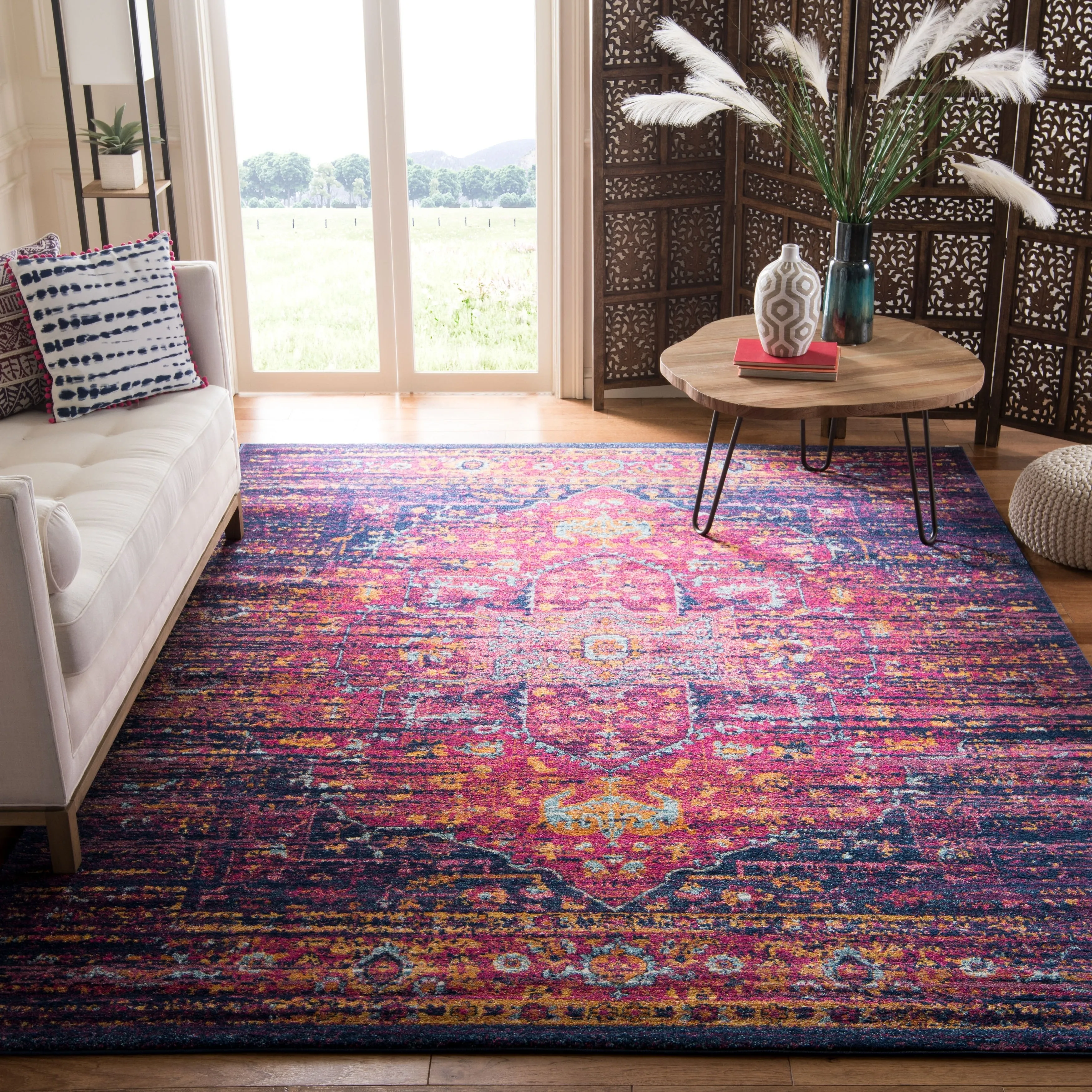 SAFAVIEH Evoke Spasenka Vintage Boho Medallion Rug