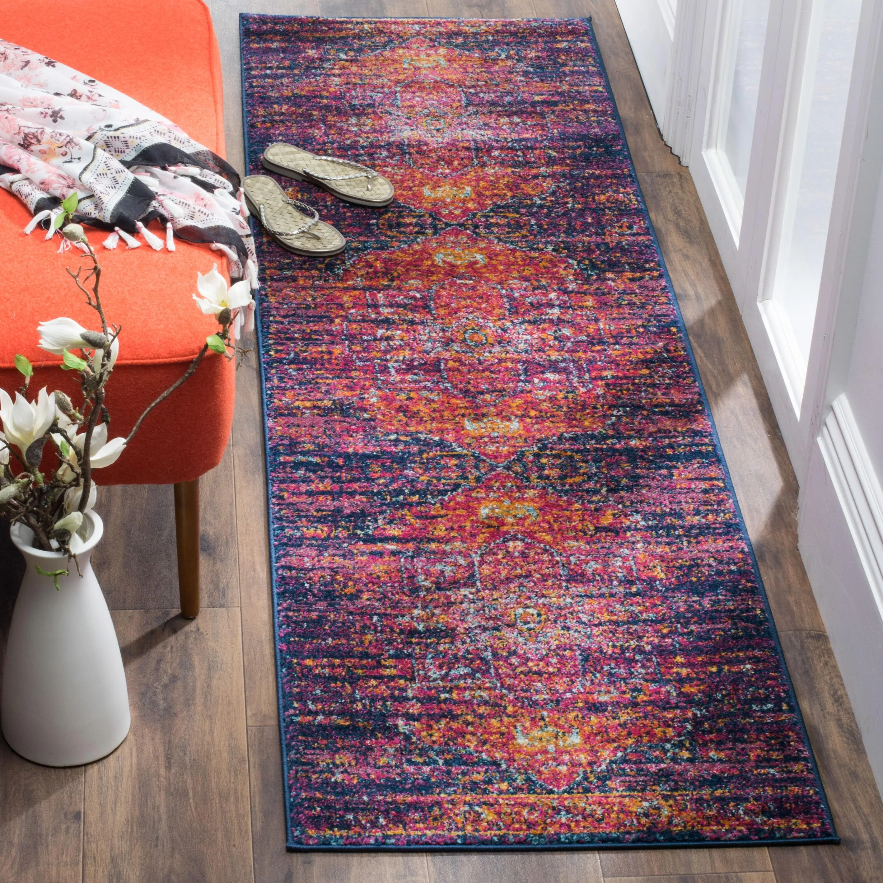 SAFAVIEH Evoke Spasenka Vintage Boho Medallion Rug