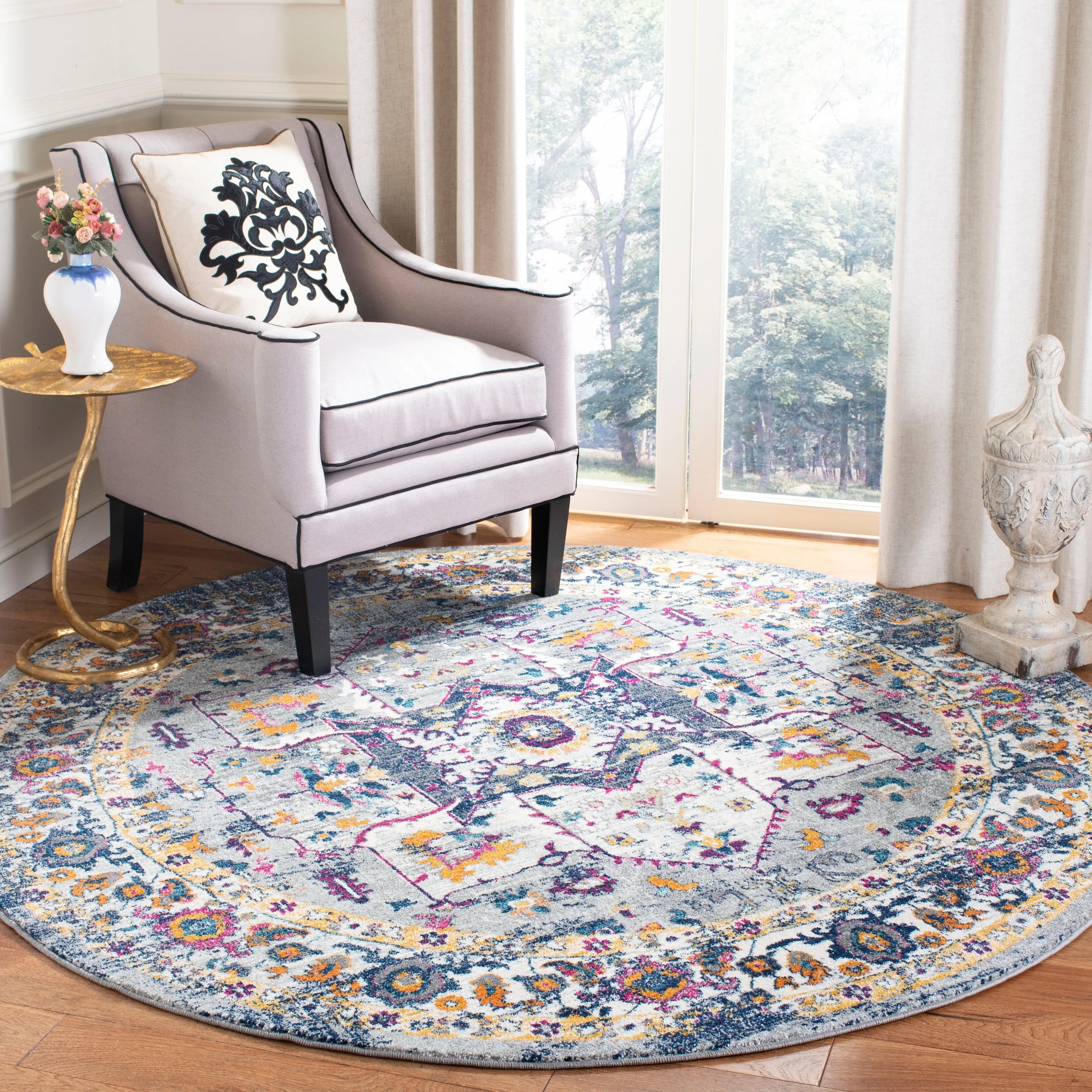 SAFAVIEH Evoke Spasenka Vintage Boho Medallion Rug