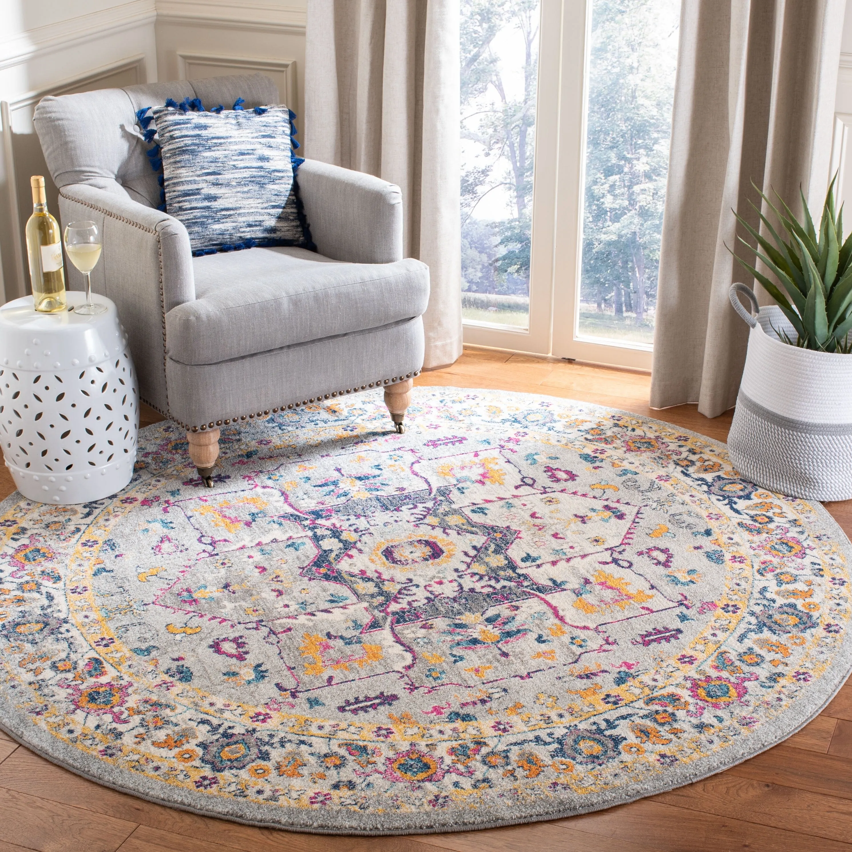 SAFAVIEH Evoke Spasenka Vintage Boho Medallion Rug