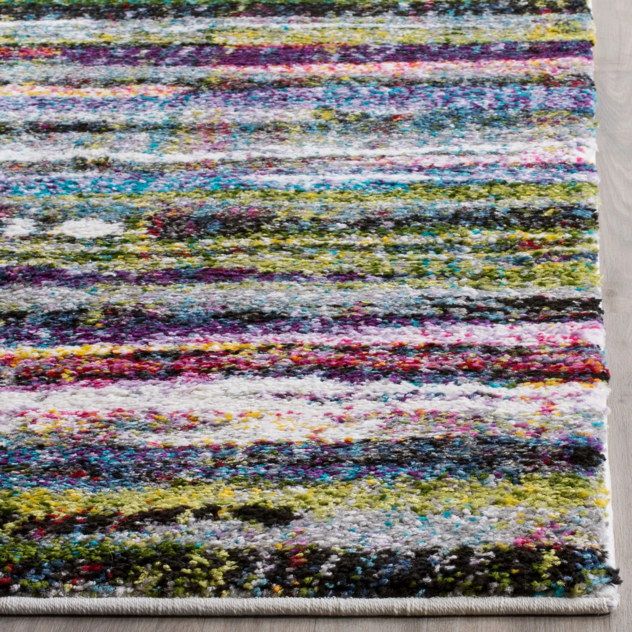 SAFAVIEH Fiesta Shag Dafina Stripe Rug