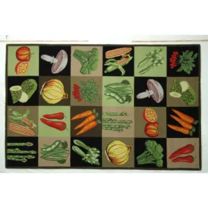 SAFAVIEH Hand-hooked Vintage Poster Carolijn Novelty Wool Rug