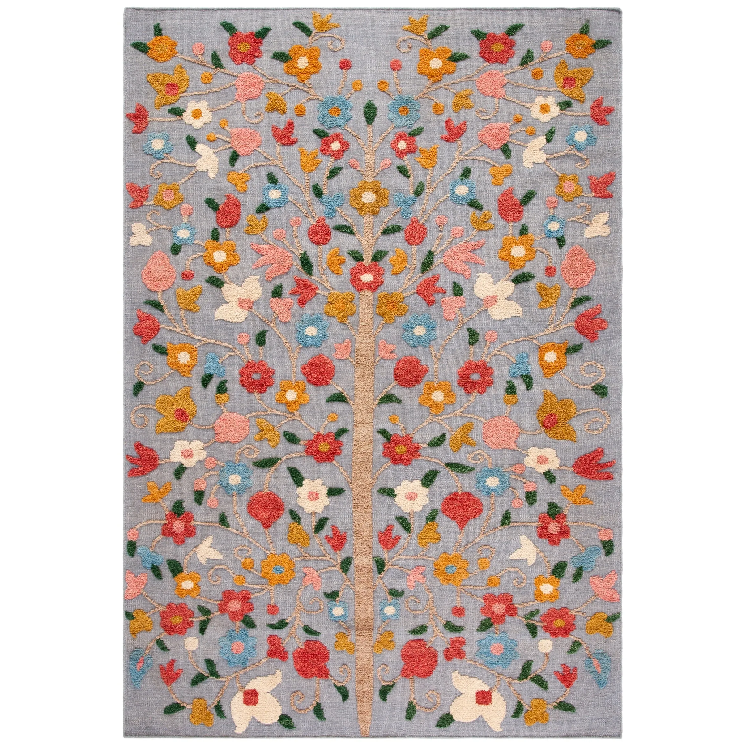 SAFAVIEH Hand-Knotted Kenya Vladimira Southwestern Tribal Wool Rug