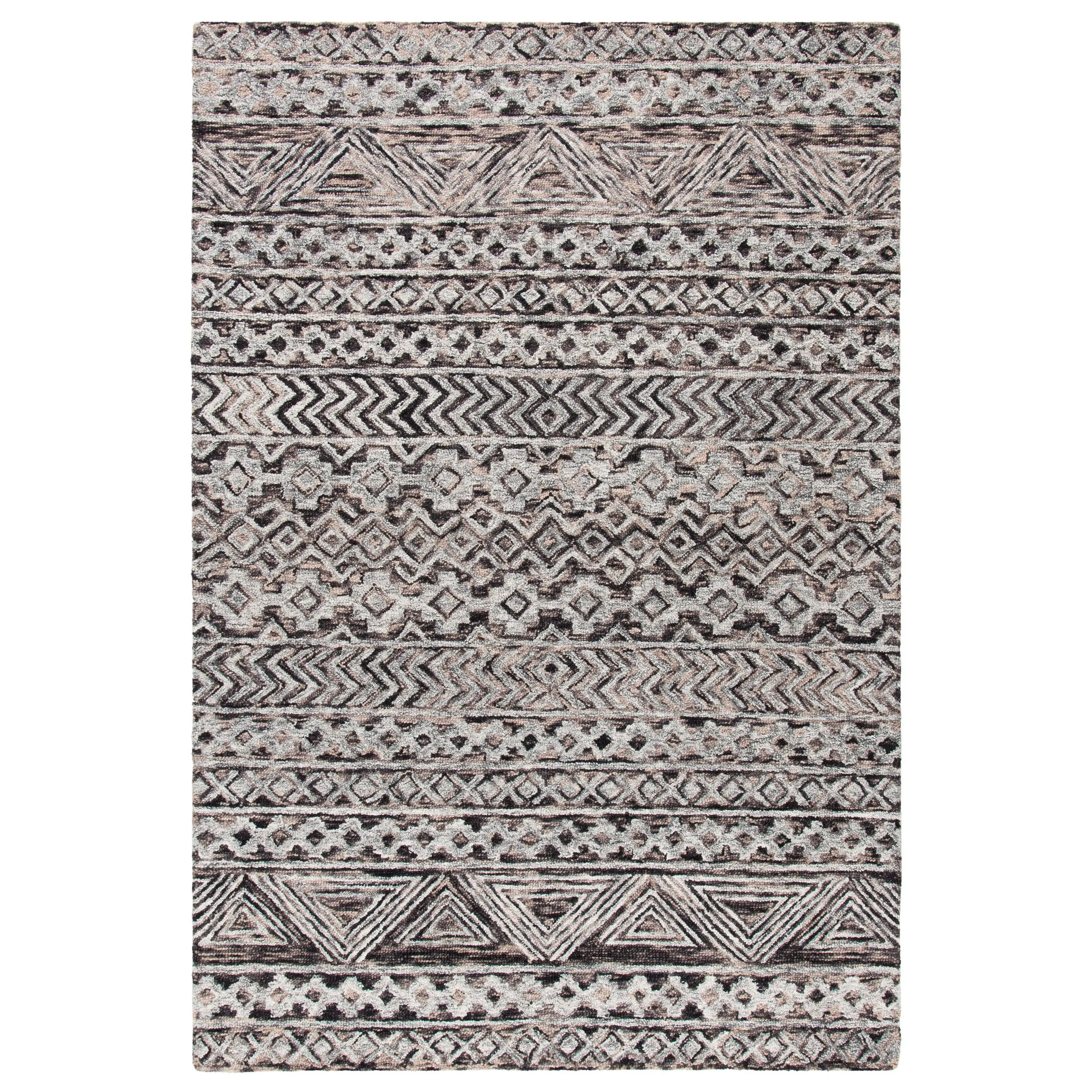 SAFAVIEH Handmade Abstract Branislava Modern Moroccan Wool Rug