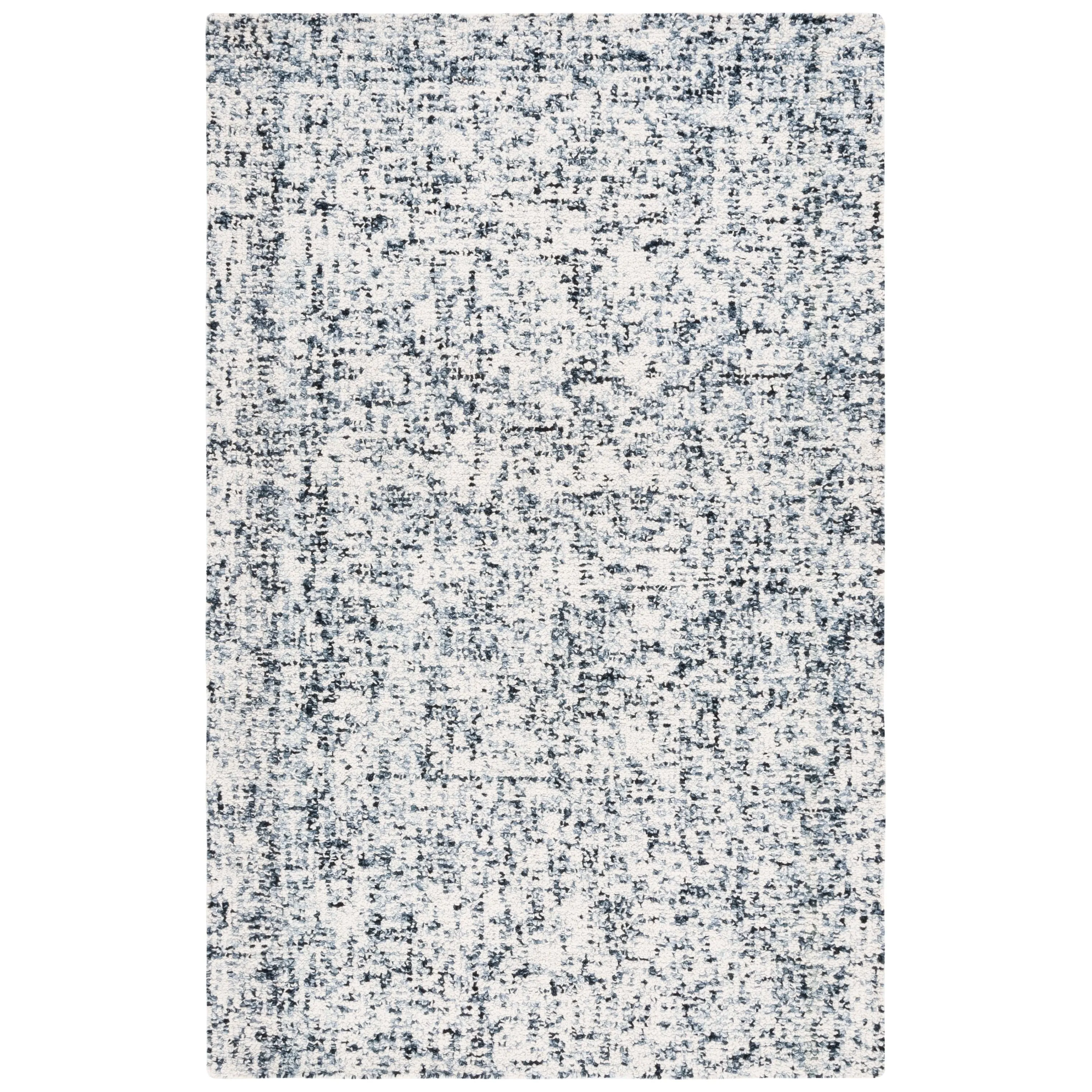 SAFAVIEH Handmade Abstract Euphrasie Modern Wool Rug
