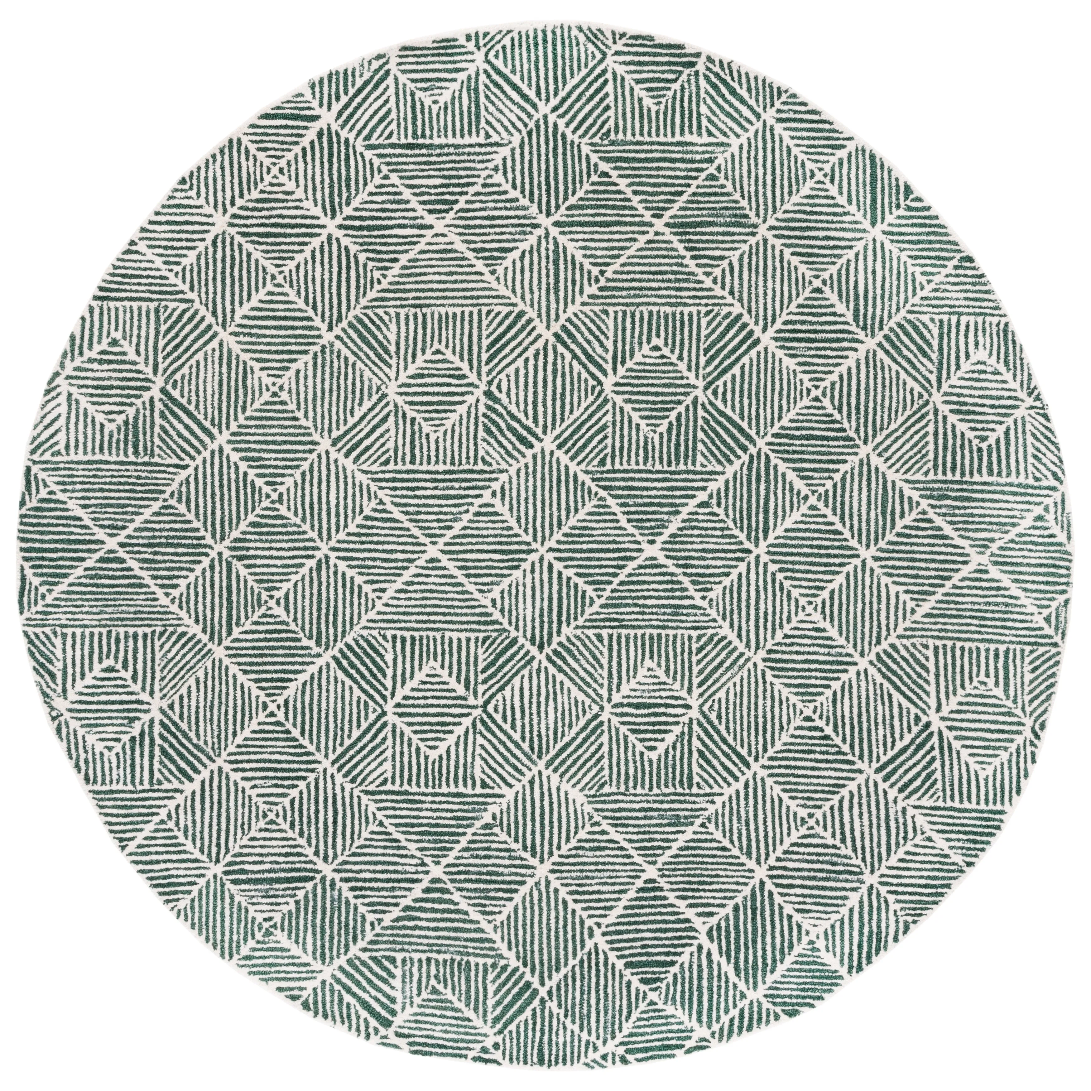 SAFAVIEH Handmade Abstract Harmanna Modern Wool Rug