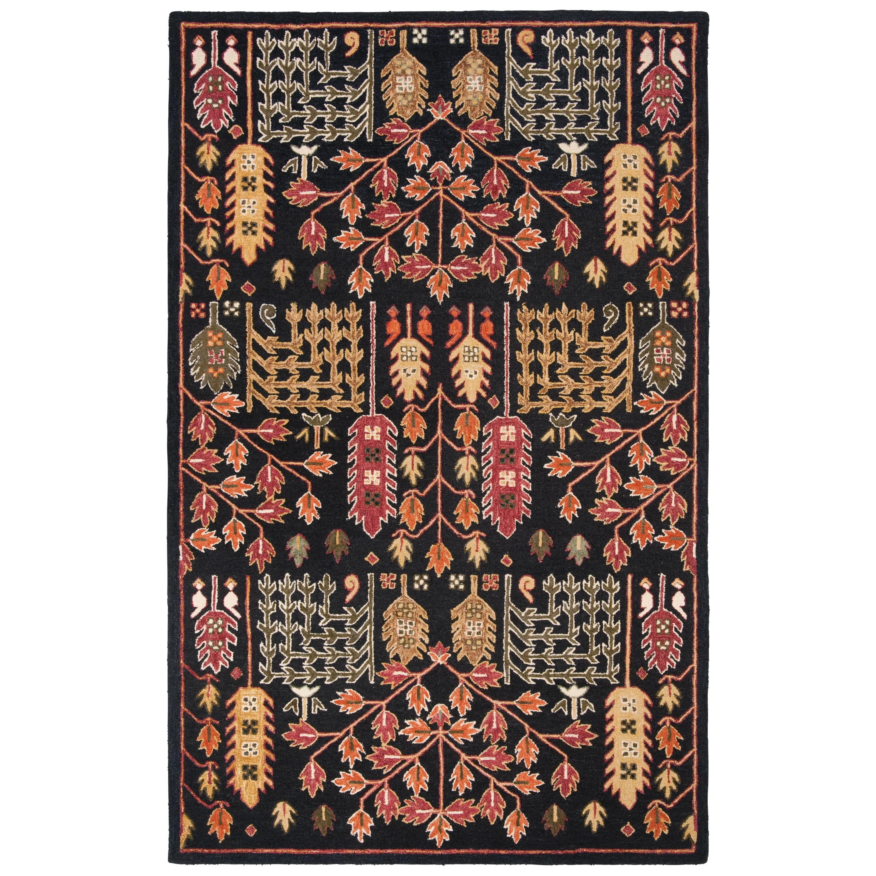SAFAVIEH Handmade Abstract Harmanna Modern Wool Rug