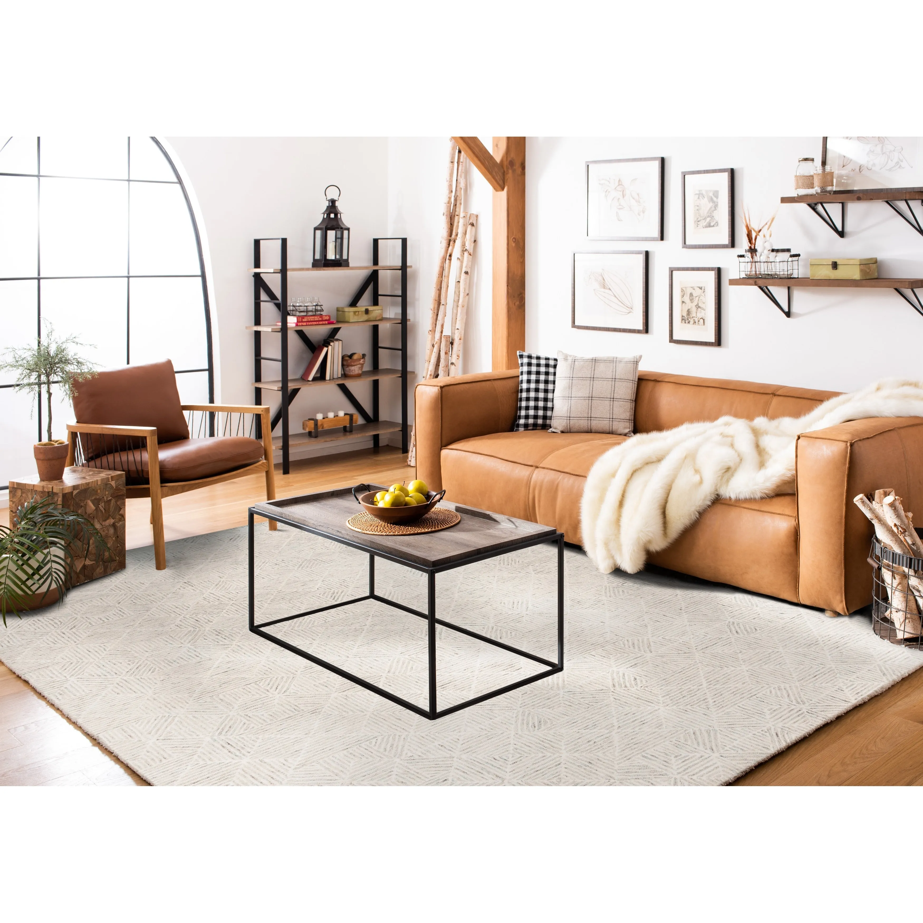 SAFAVIEH Handmade Abstract Harmanna Modern Wool Rug
