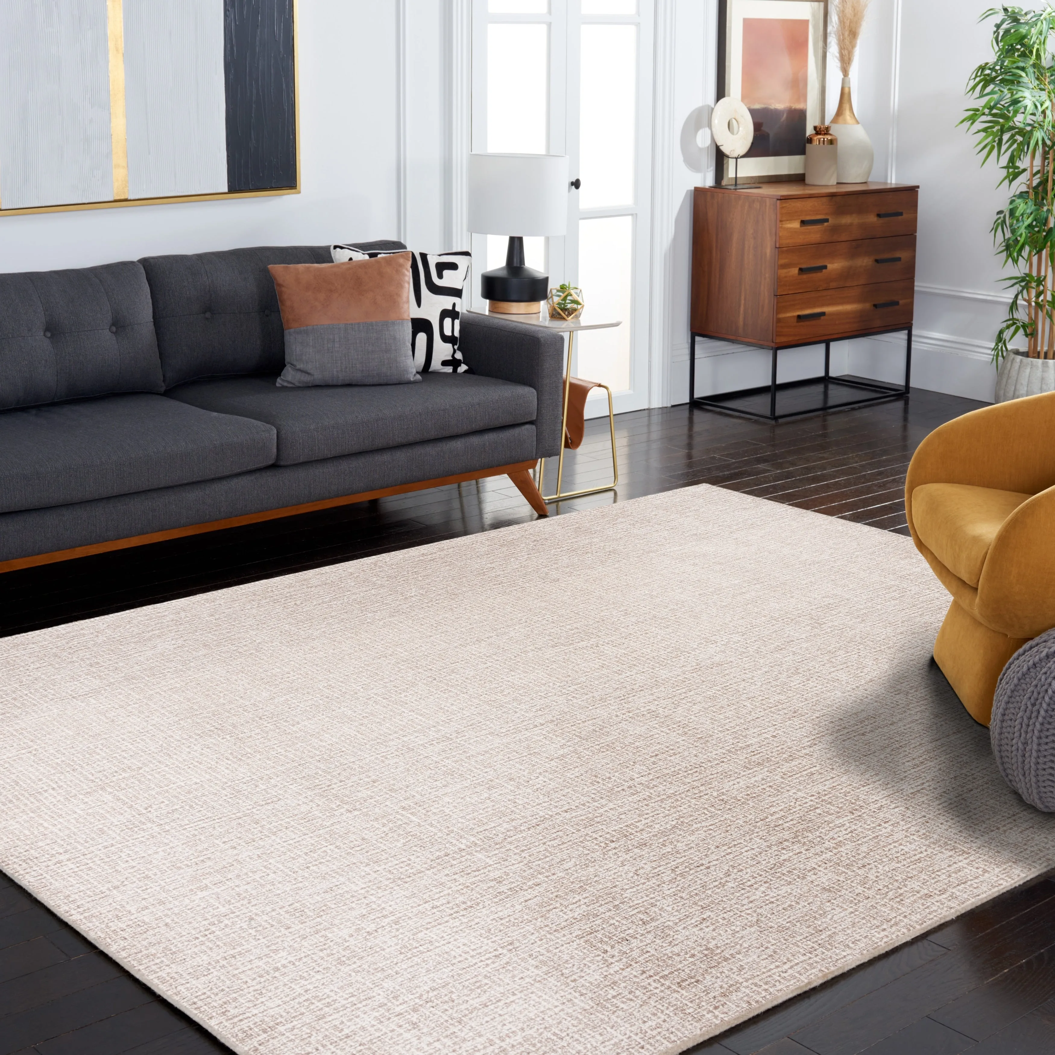 SAFAVIEH Handmade Abstract Lotje Modern Wool Rug