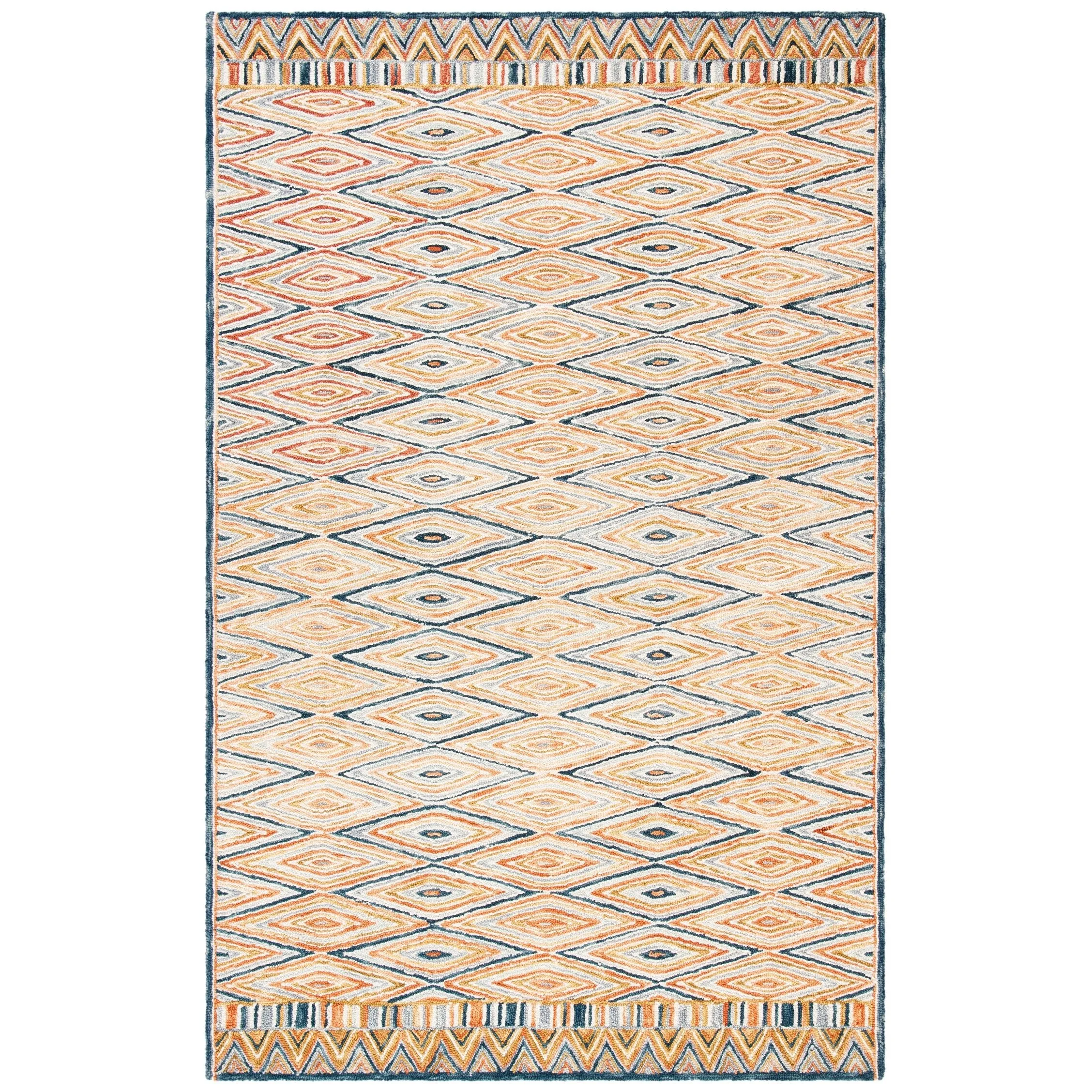 SAFAVIEH Handmade Abstract Ruveyda Modern Wool Rug