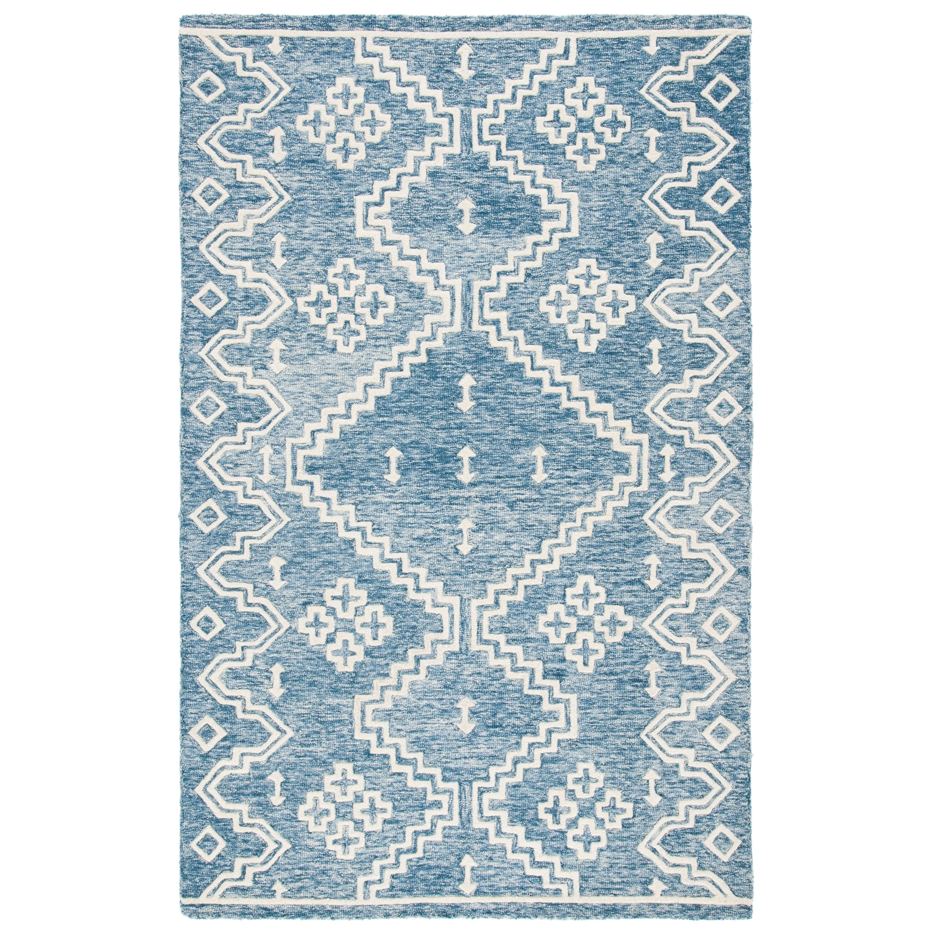SAFAVIEH Handmade Abstract Ruveyda Modern Wool Rug