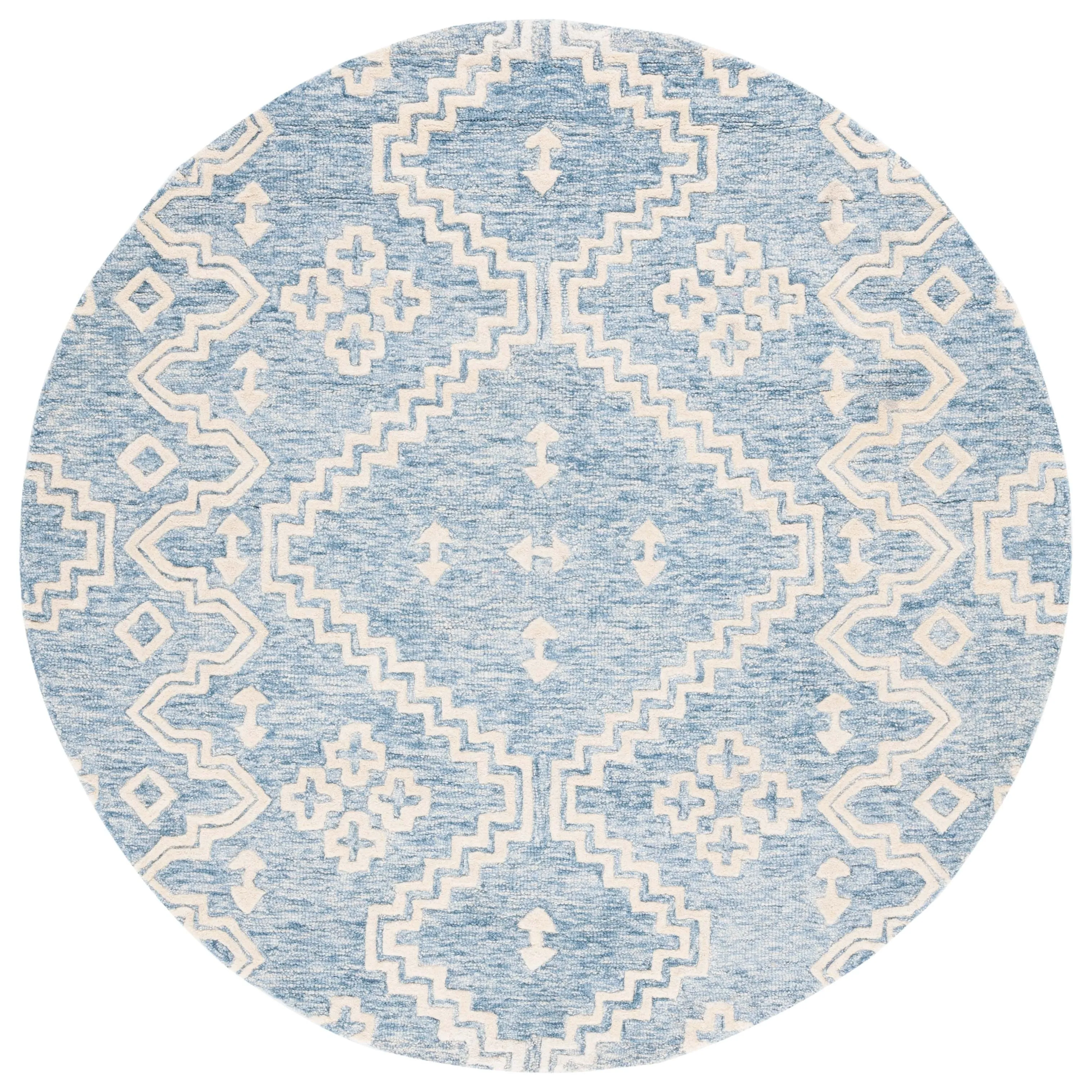 SAFAVIEH Handmade Abstract Ruveyda Modern Wool Rug