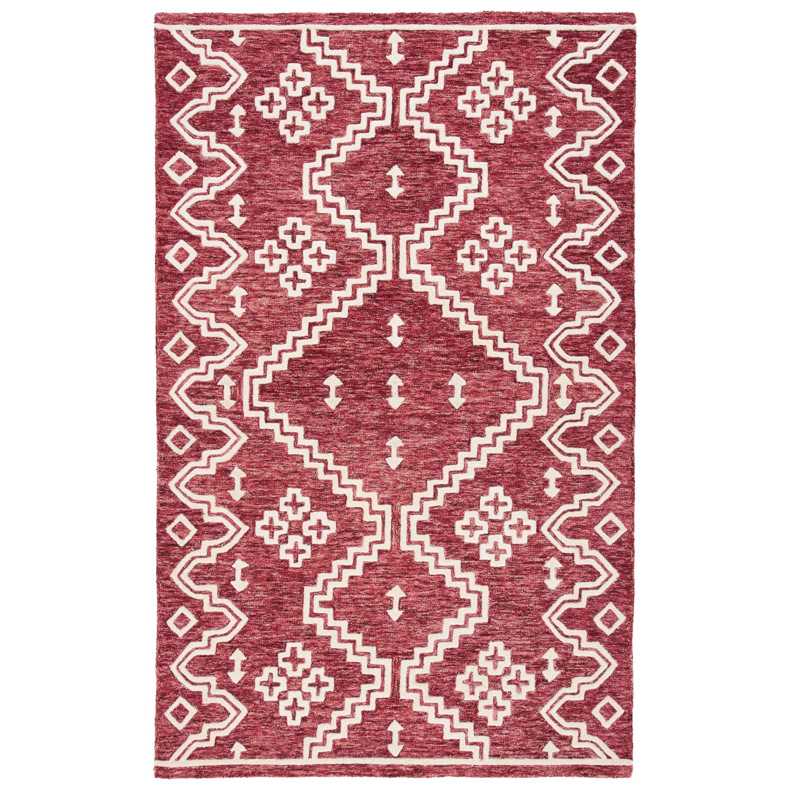SAFAVIEH Handmade Abstract Ruveyda Modern Wool Rug