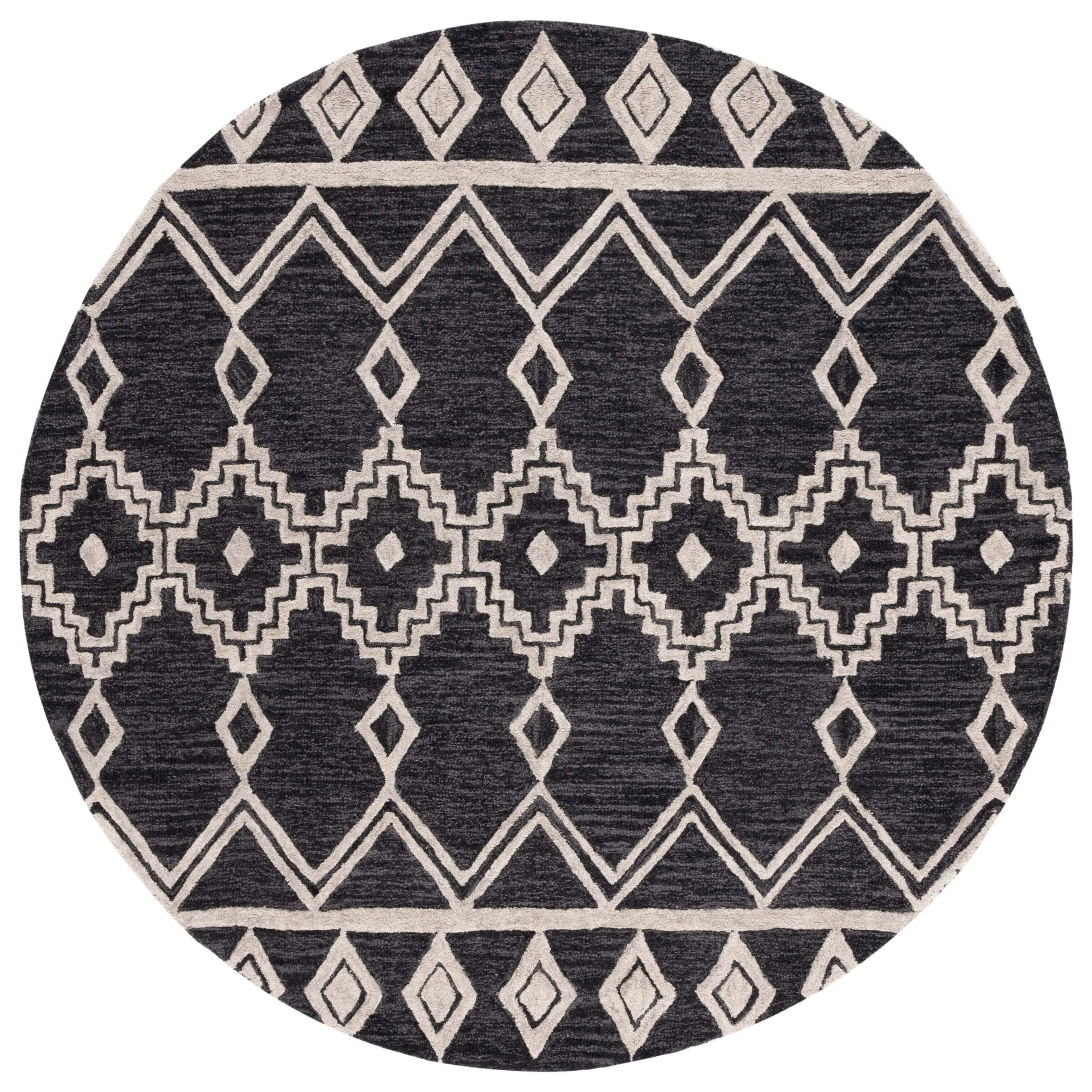 SAFAVIEH Handmade Abstract Zelina Modern Wool Rug