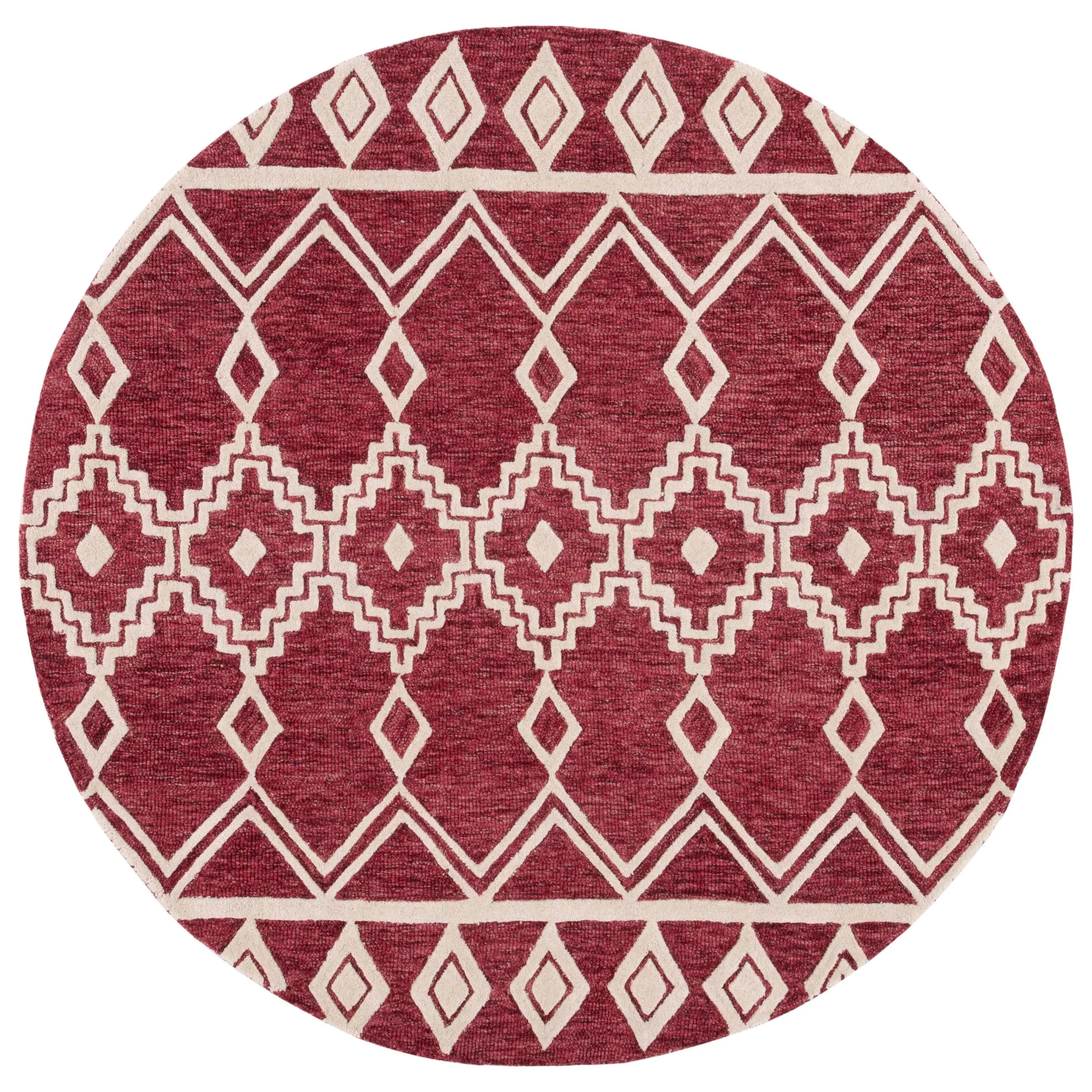 SAFAVIEH Handmade Abstract Zelina Modern Wool Rug