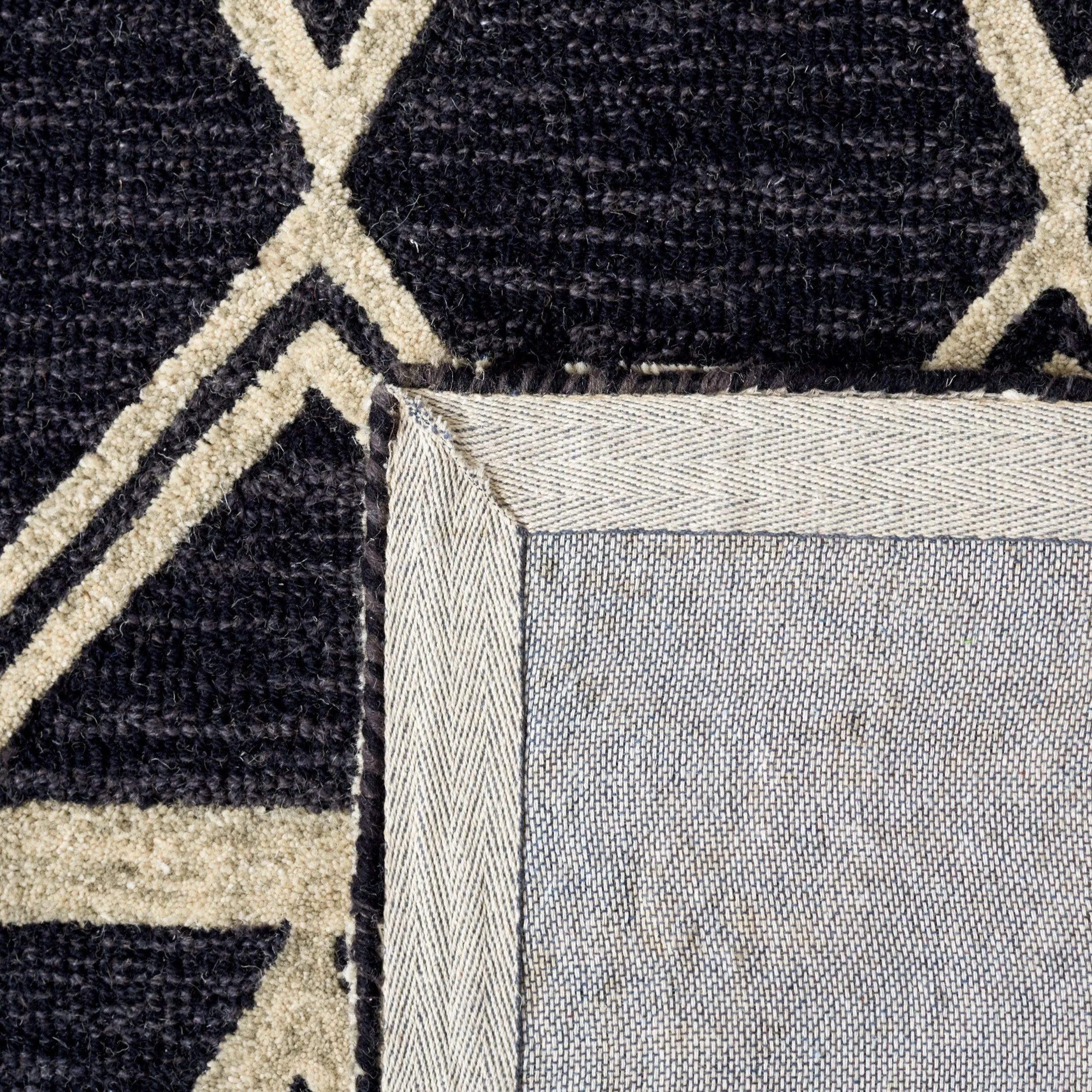 SAFAVIEH Handmade Abstract Zelina Modern Wool Rug