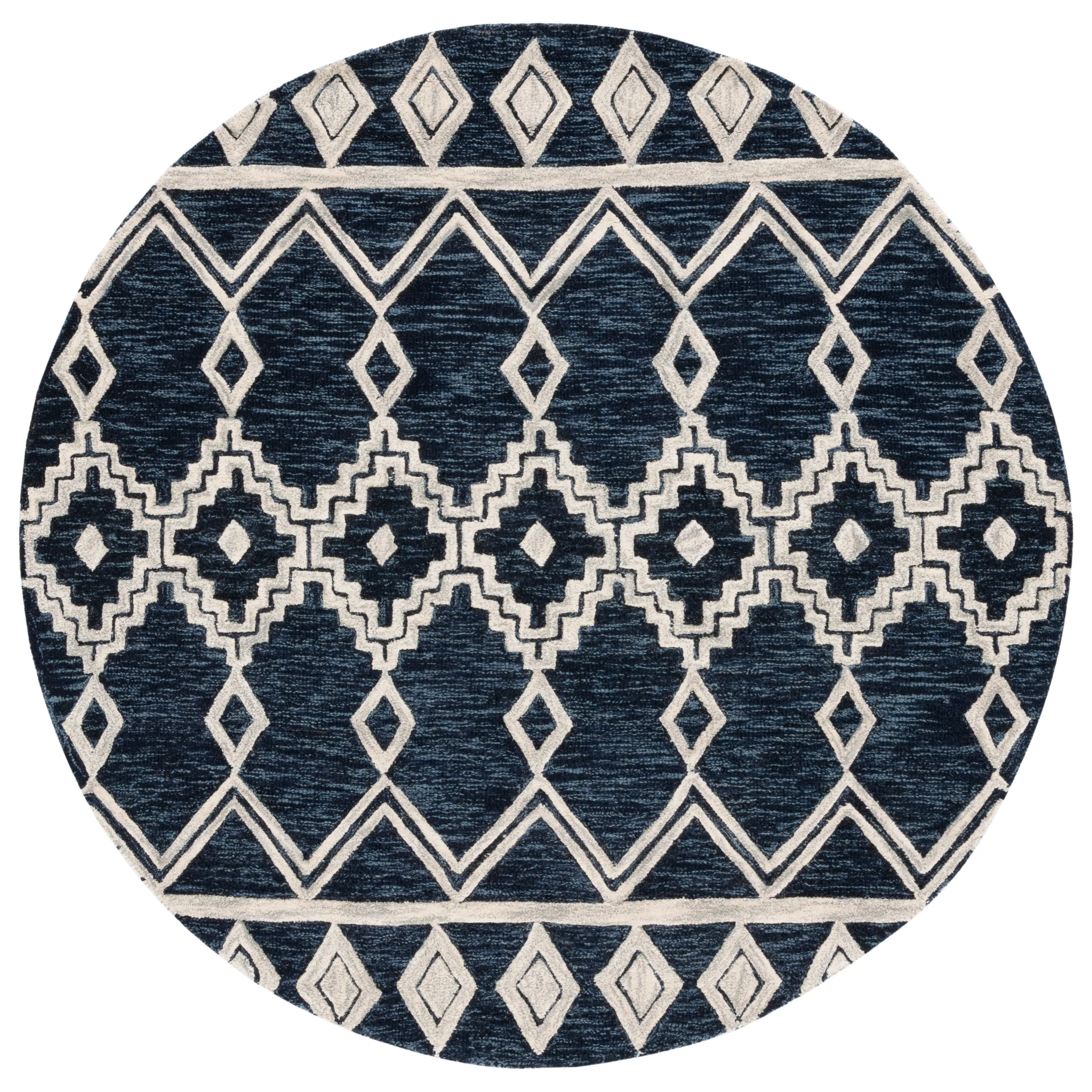 SAFAVIEH Handmade Abstract Zelina Modern Wool Rug